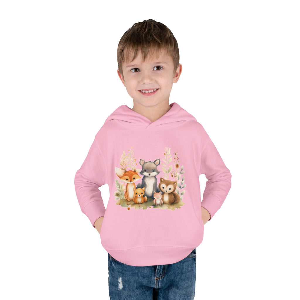 Whimsical Animal Toddler Hoodie