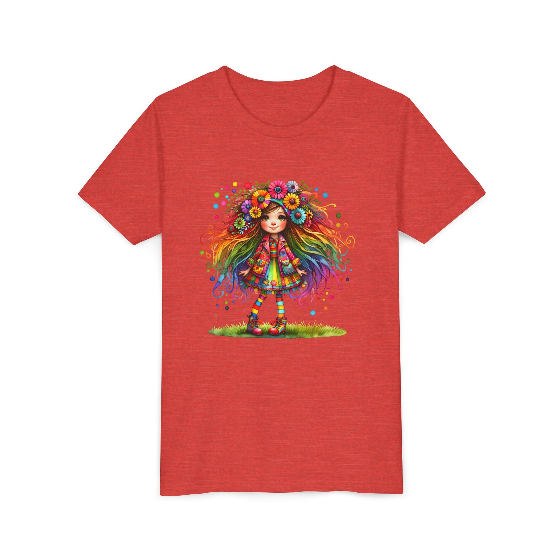 Whimsical Flower Child Youth Tee