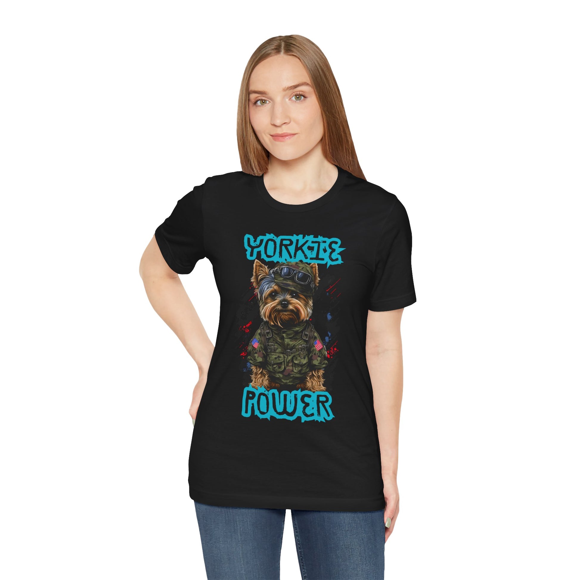 Yorkie Power Unisex Tee