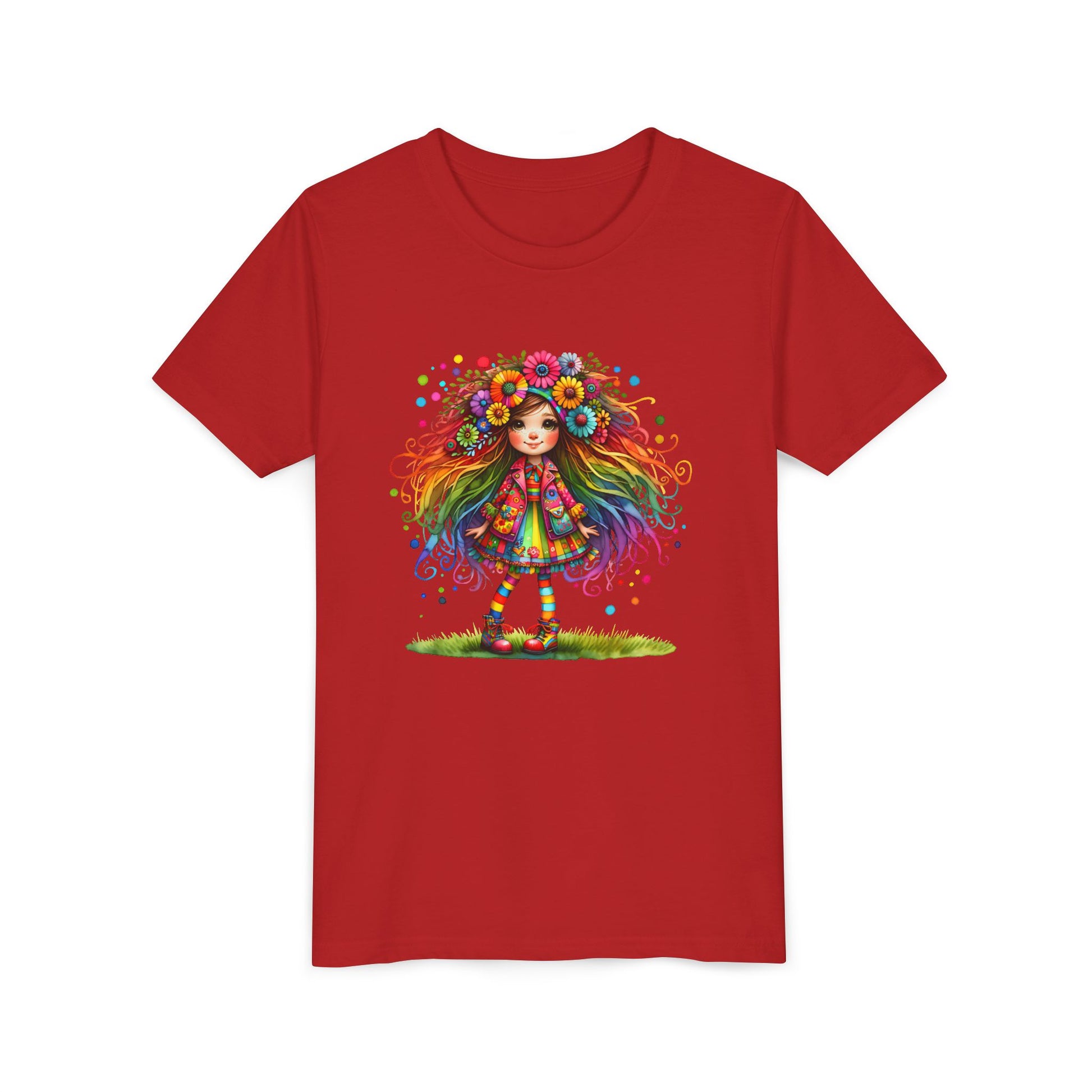 Whimsical Flower Child Youth Tee