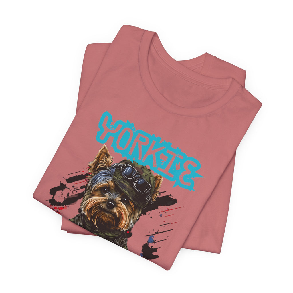 Yorkie Power Unisex Tee