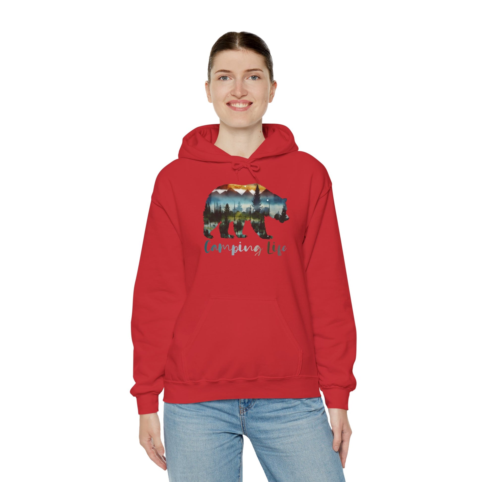 Camping Life Bear Hoodie