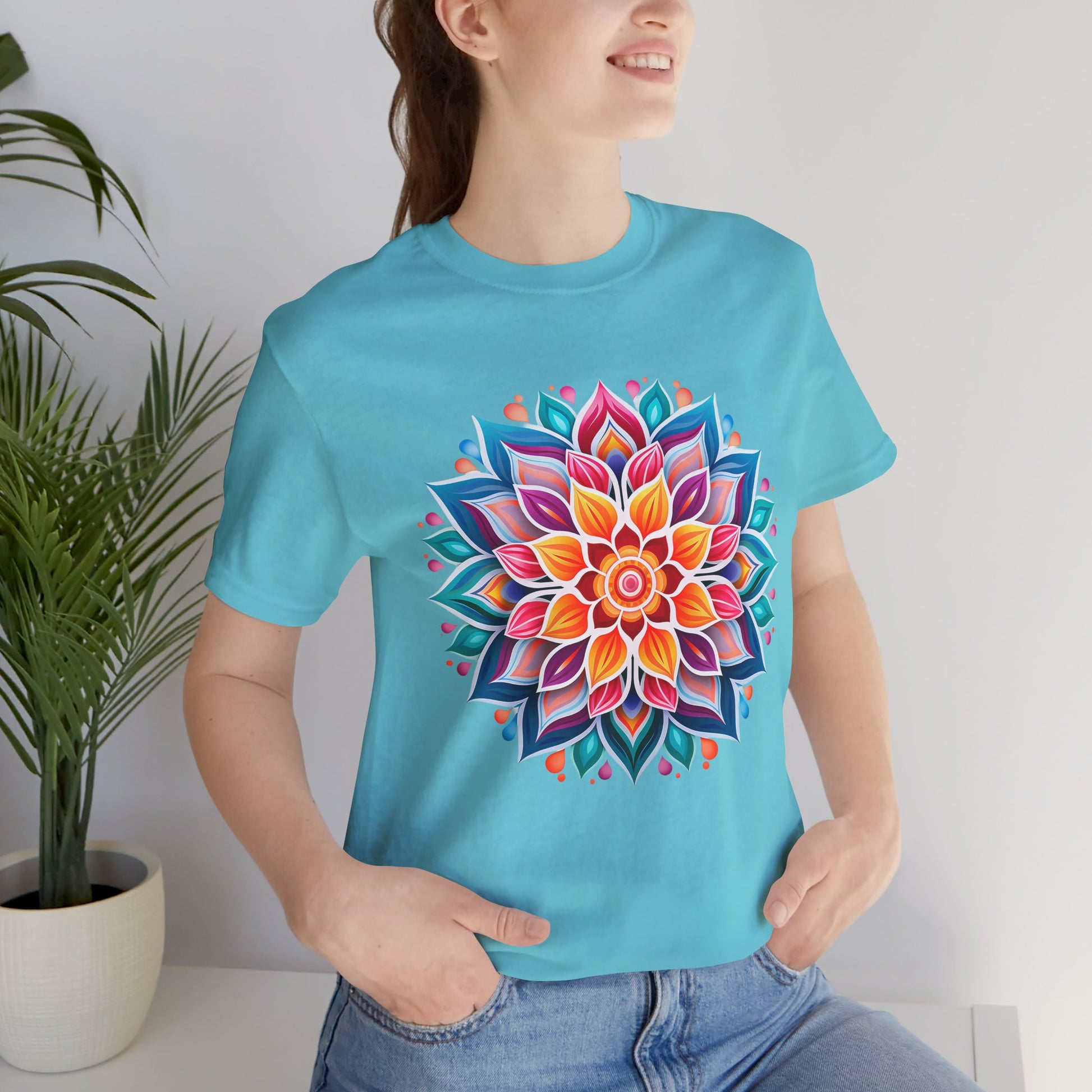 Vibrant Mandala Graphic Tee