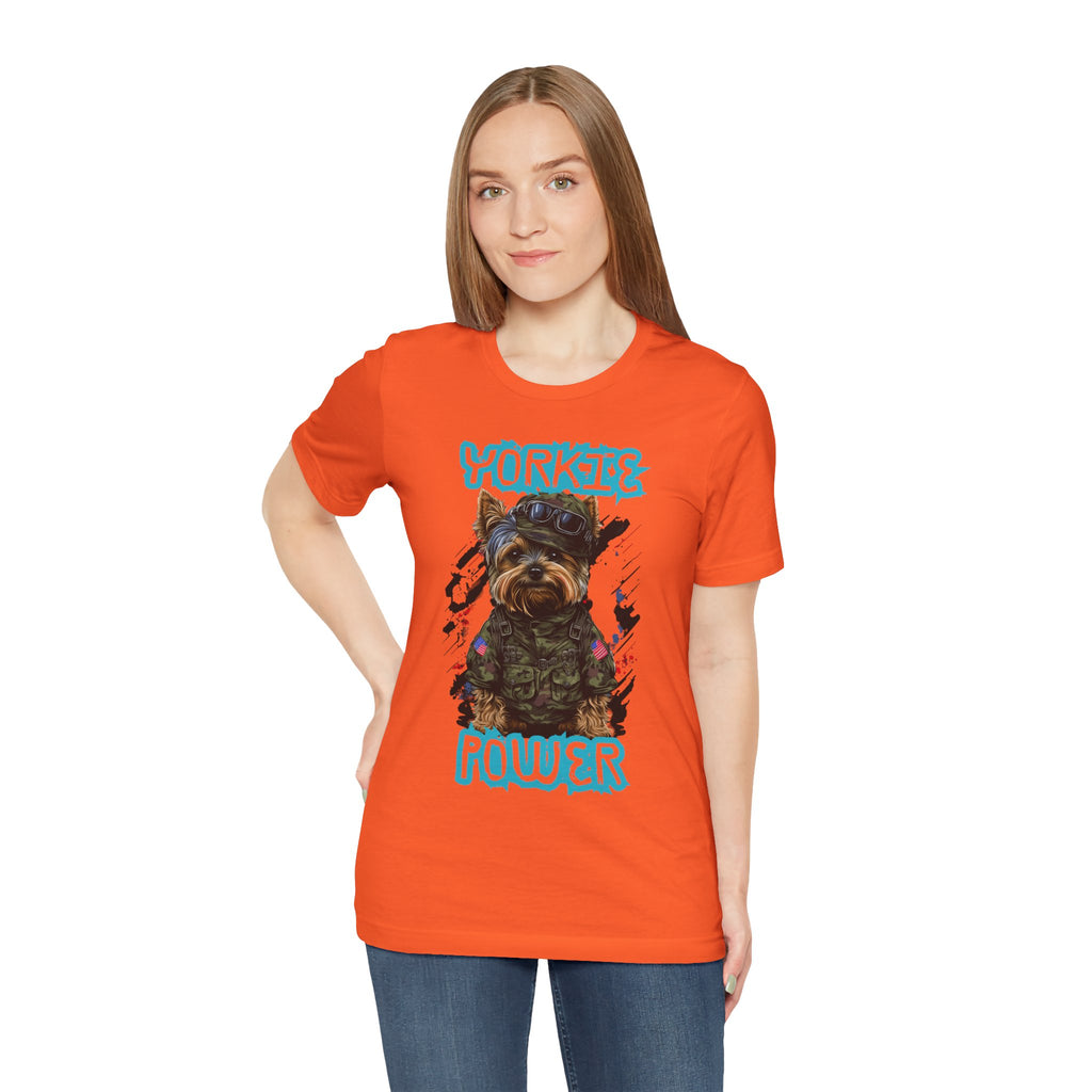 Yorkie Power Unisex Tee