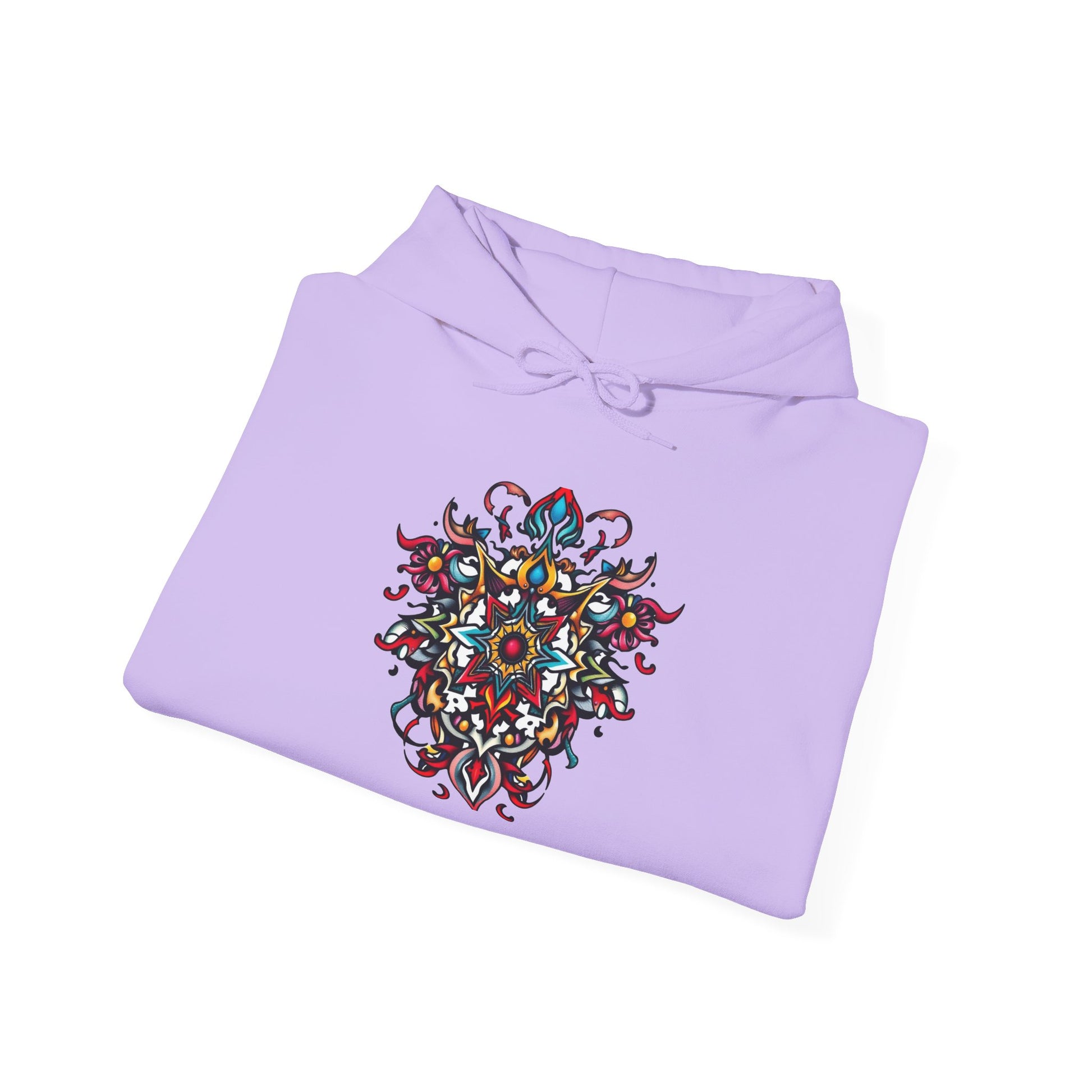 Vibrant Mandala Art Hoodie – Bold, Colorful, Intricate Design