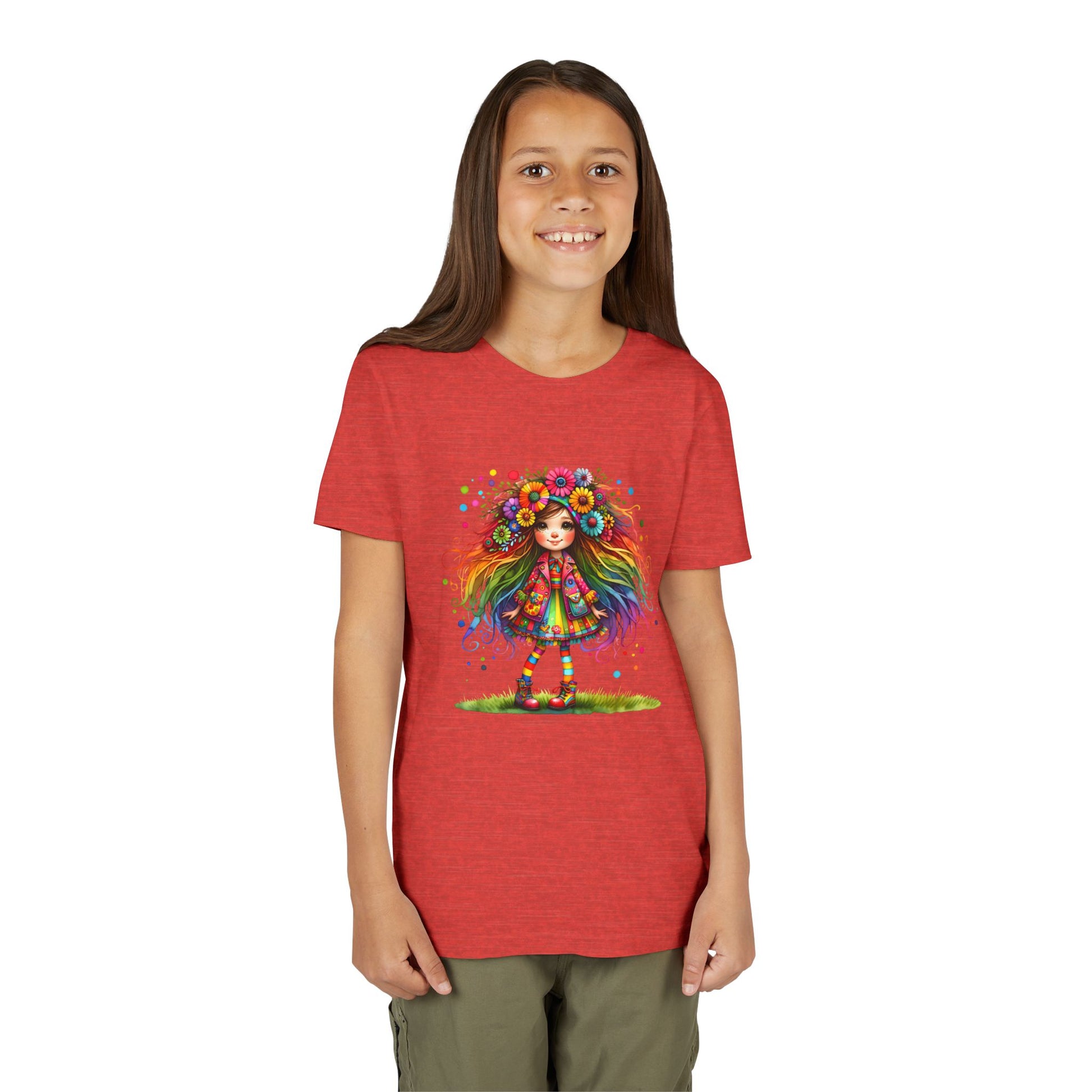 Whimsical Flower Child Youth Tee