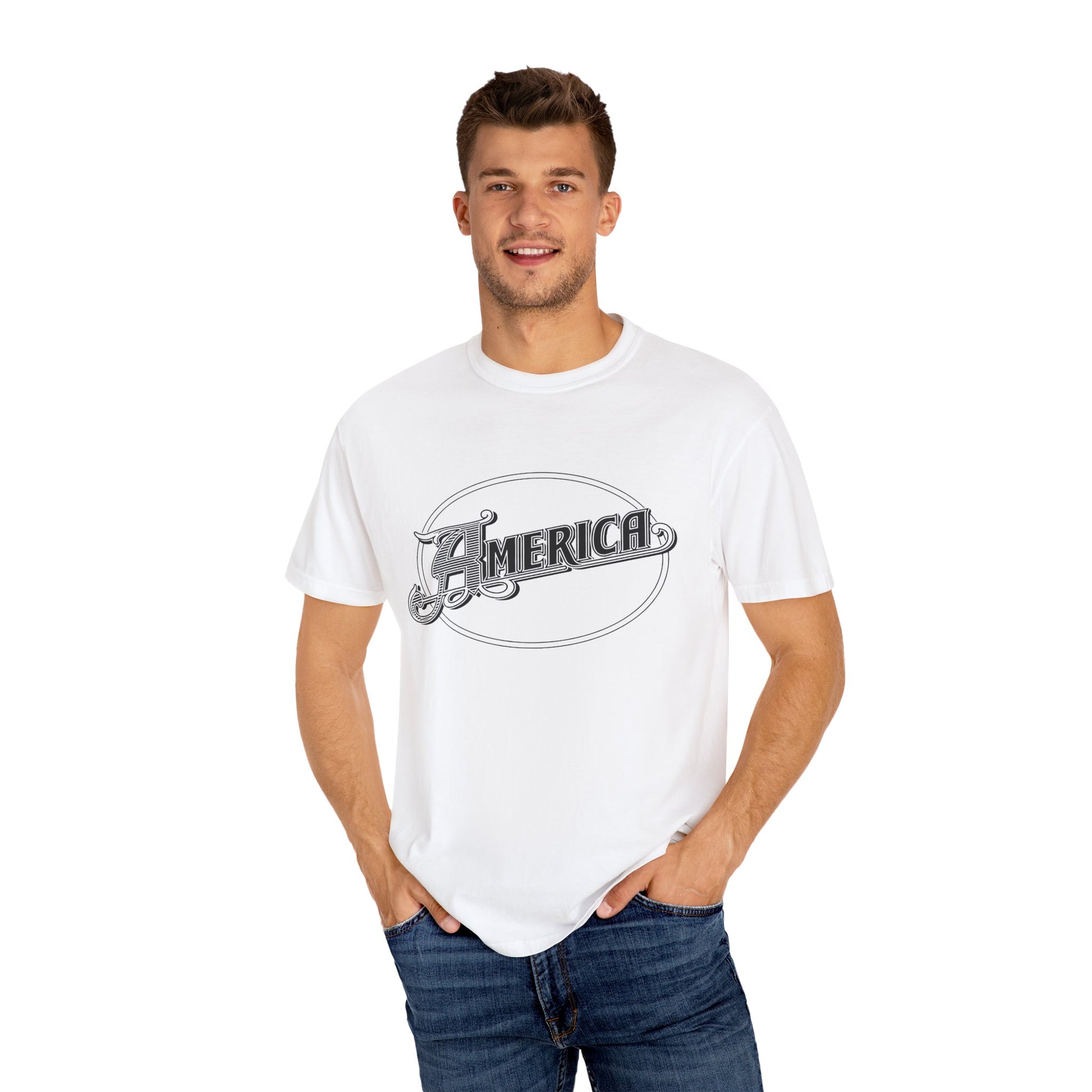America Vintage Garment-Dyed T-Shirt