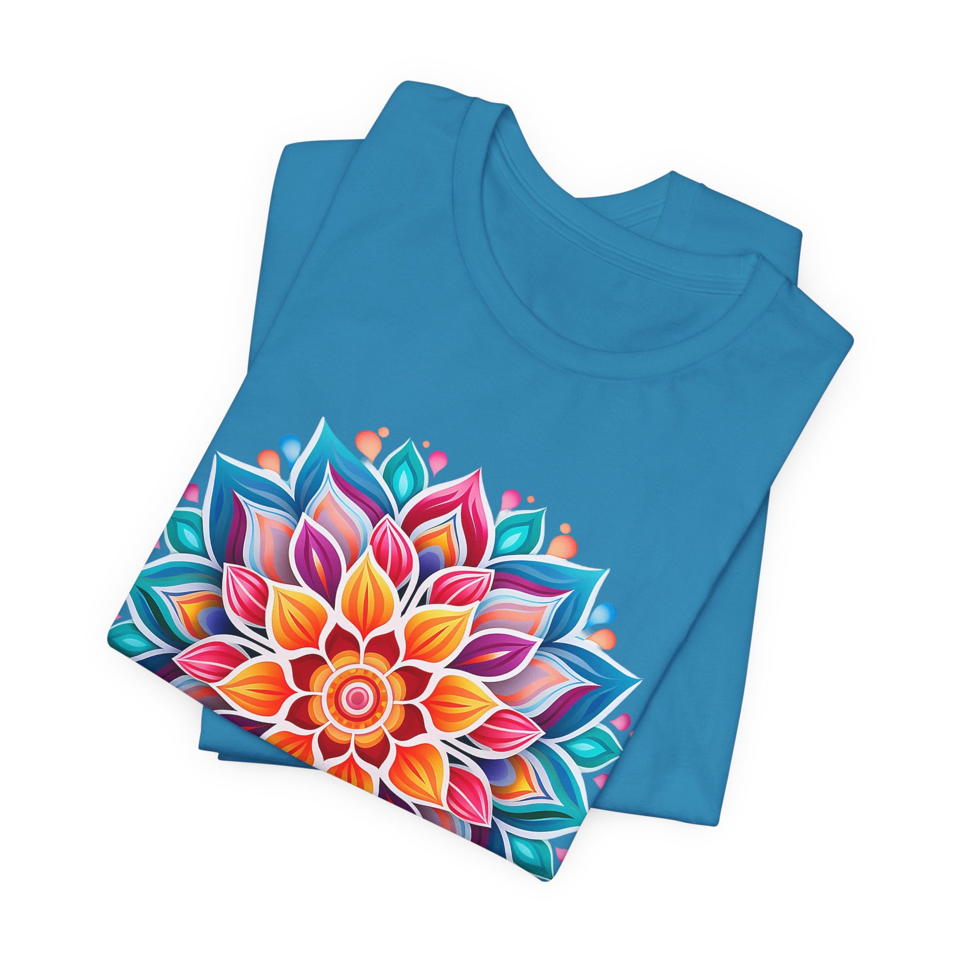 Vibrant Mandala Graphic Tee