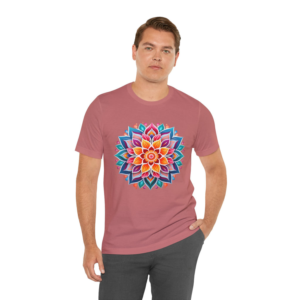 Vibrant Mandala Graphic Tee