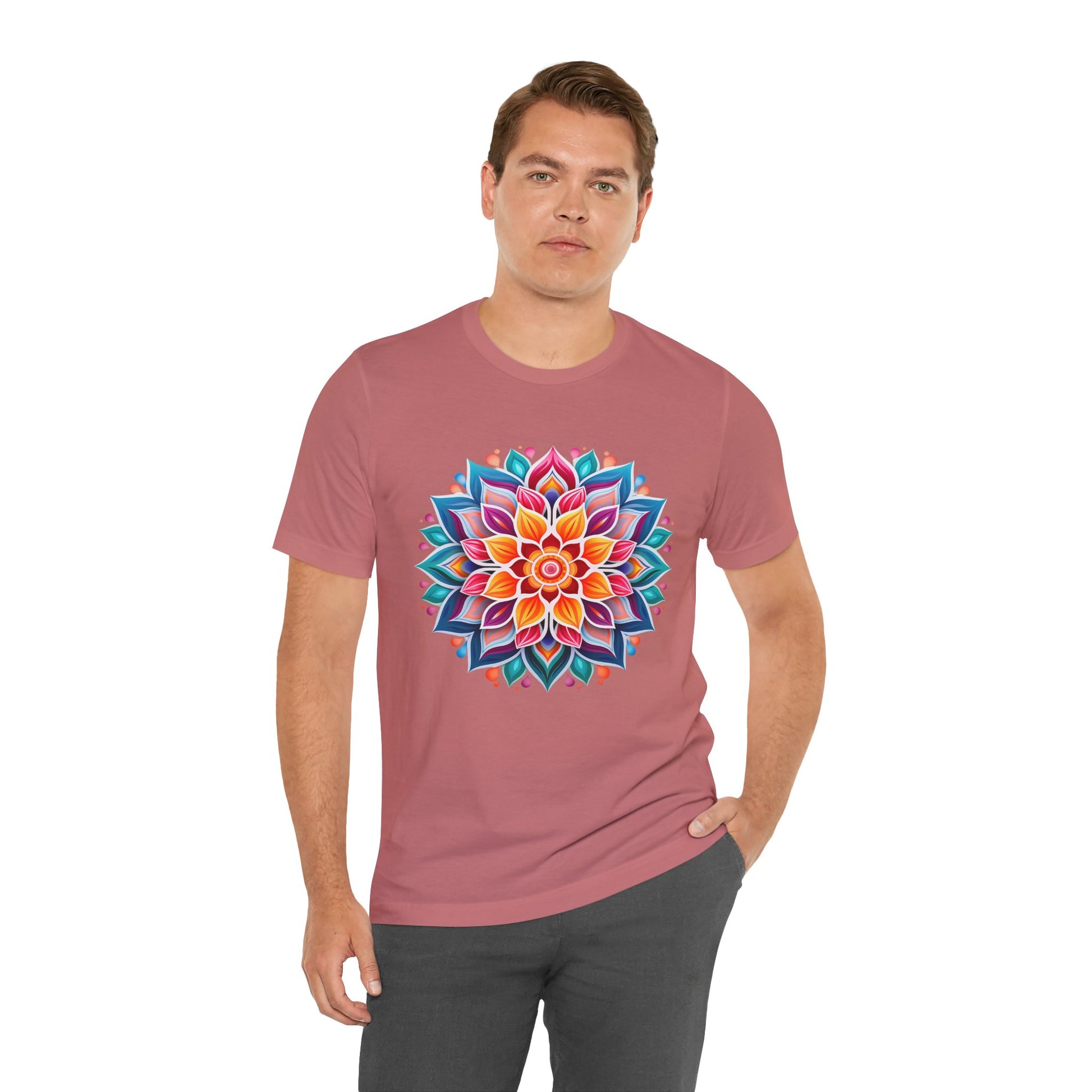 Vibrant Mandala Graphic Tee