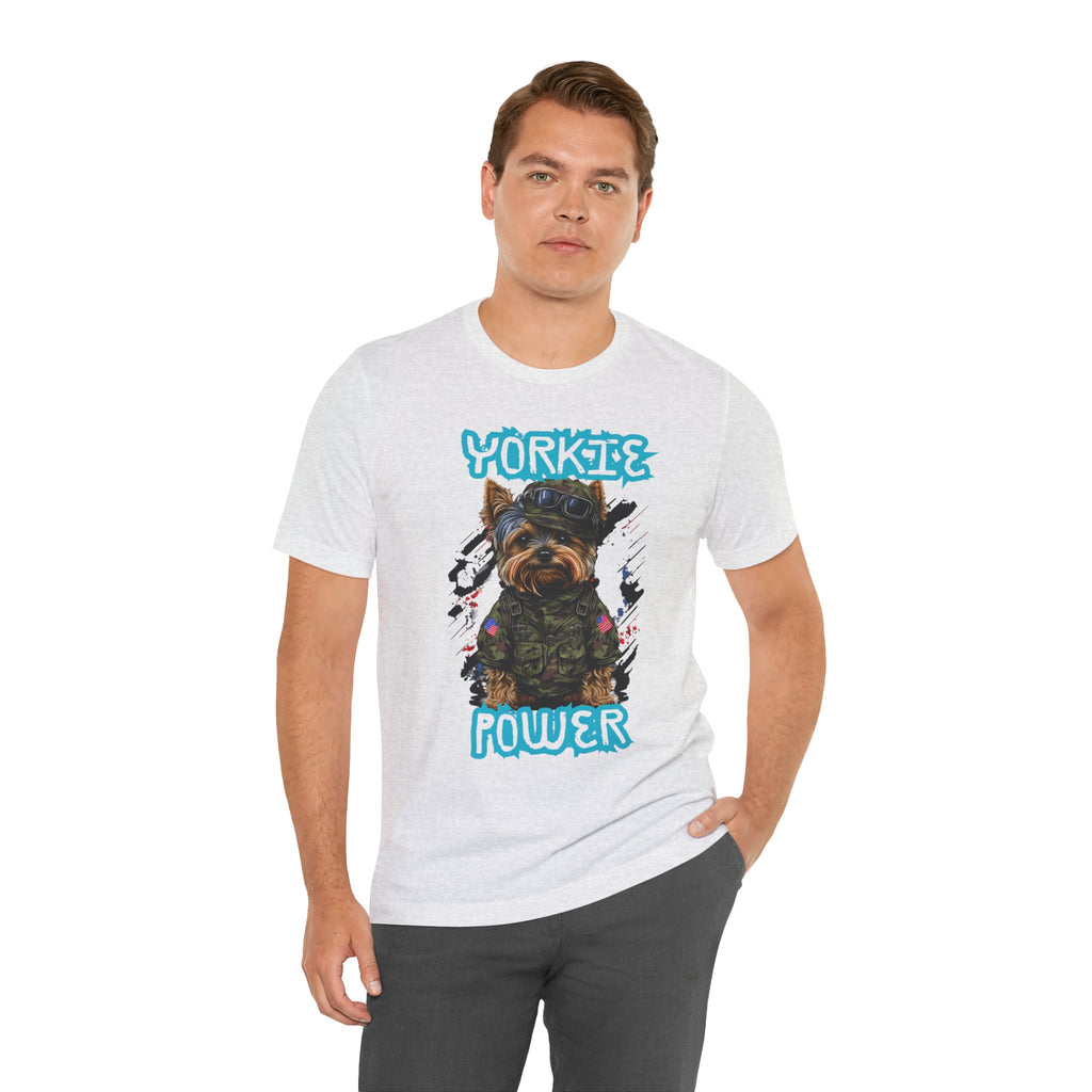 Yorkie Power Unisex Tee