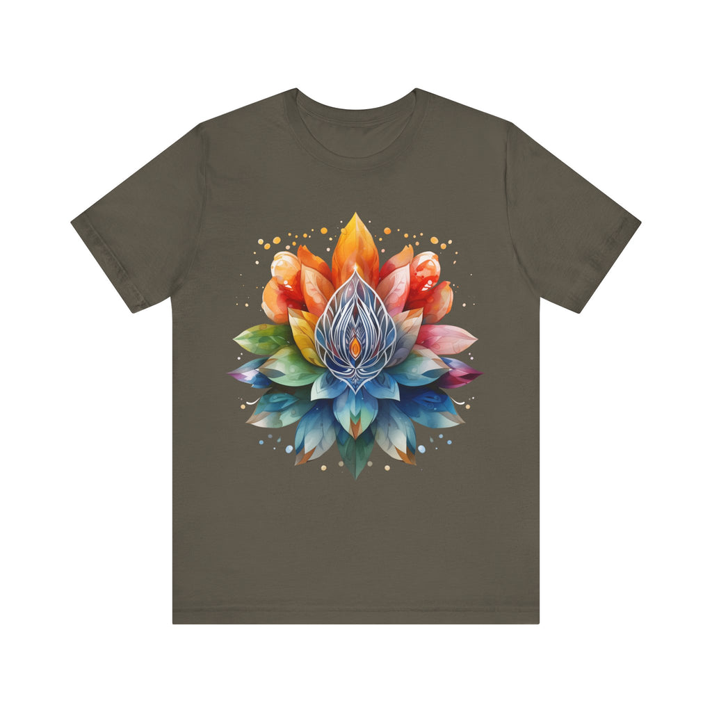 Colorful Lotus Flower T-Shirt