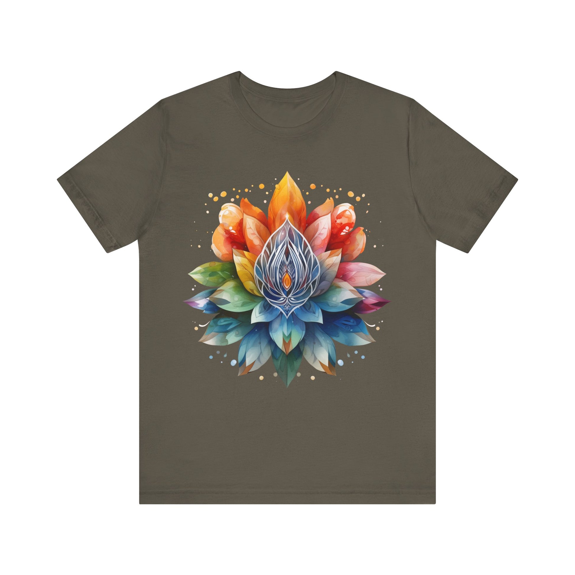 Colorful Lotus Flower T-Shirt