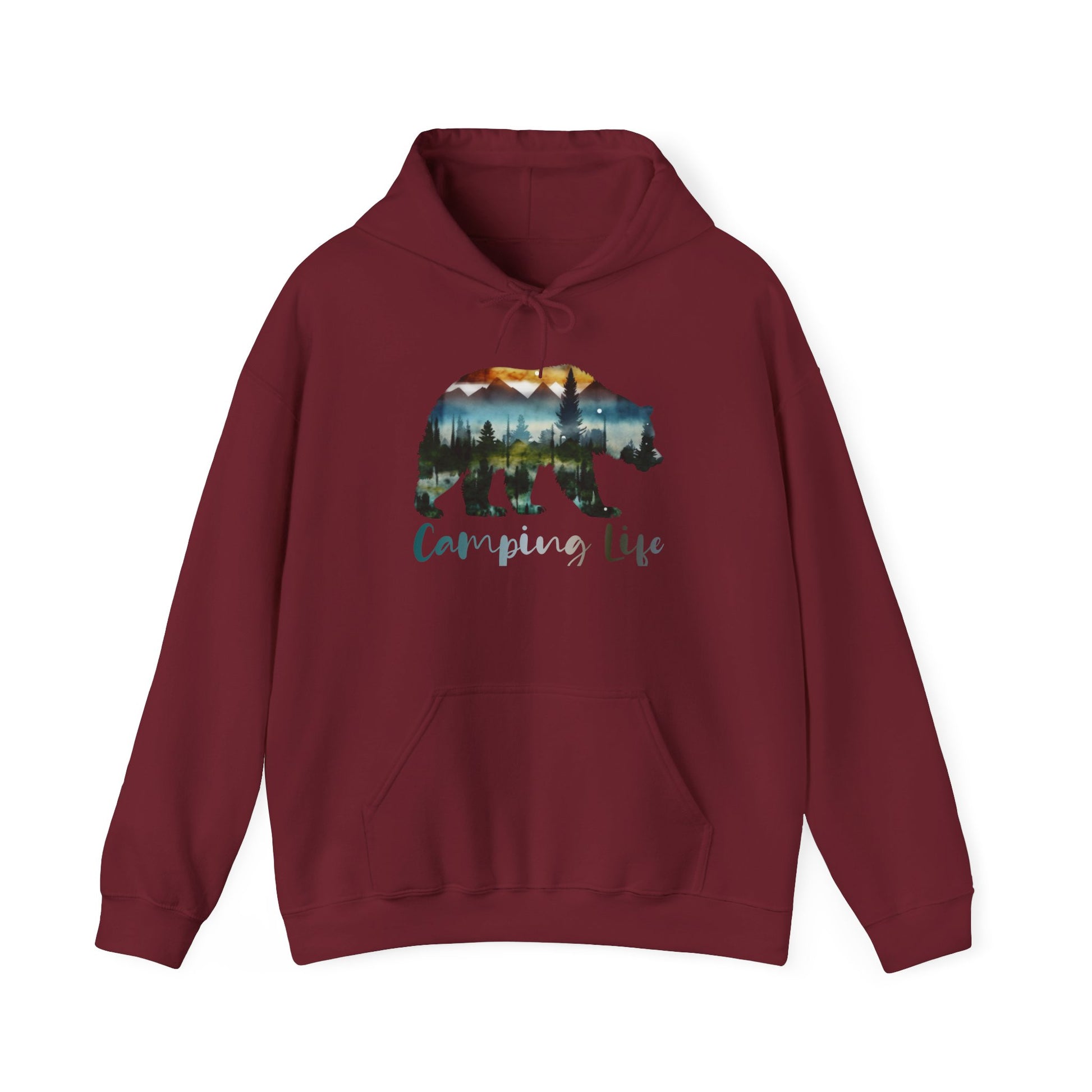 Camping Life Bear Hoodie