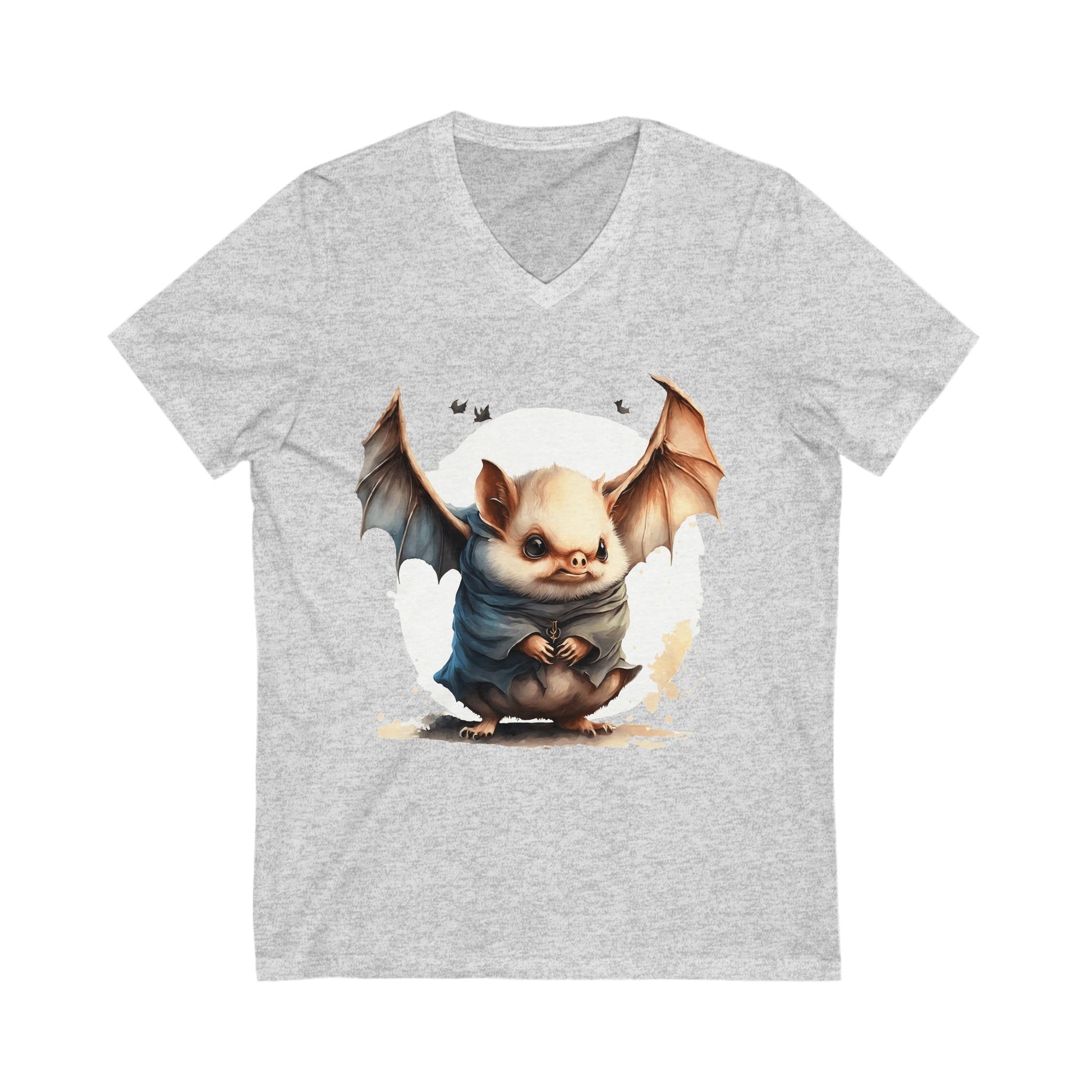 Cute Bat V-Neck Tee