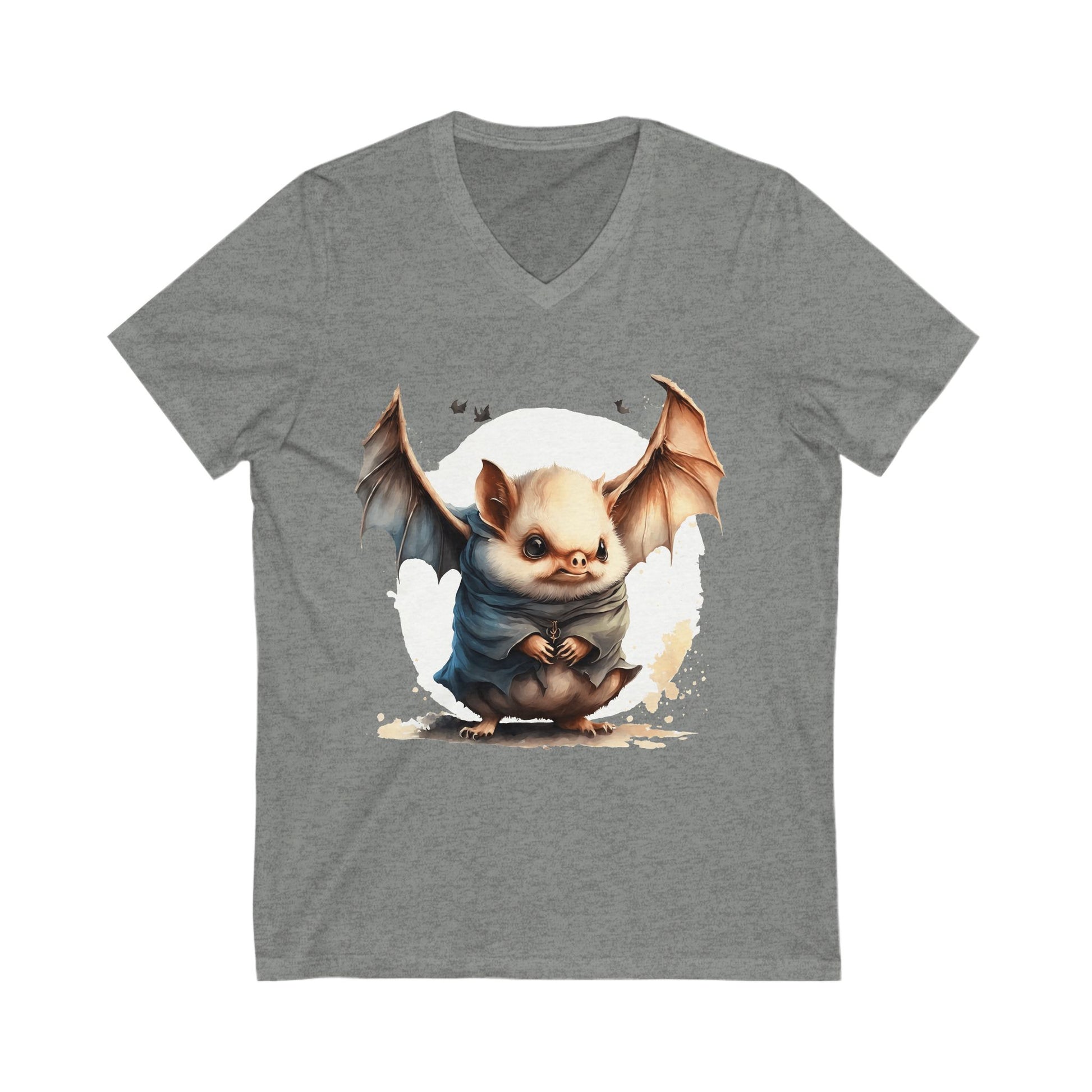 Cute Bat V-Neck Tee