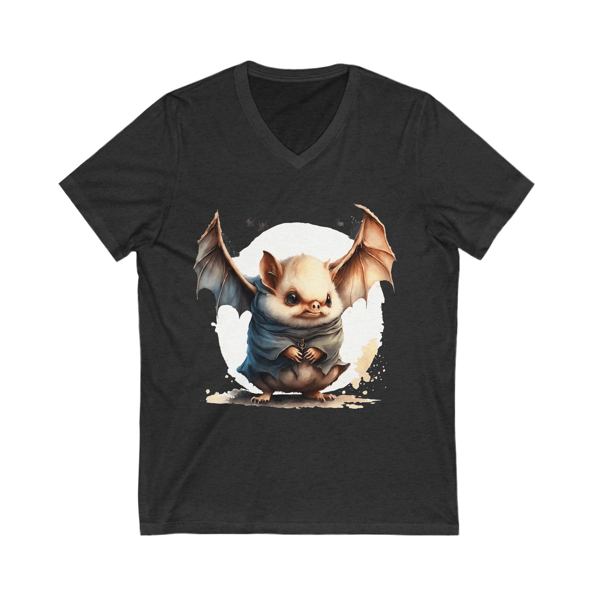 Cute Bat V-Neck Tee