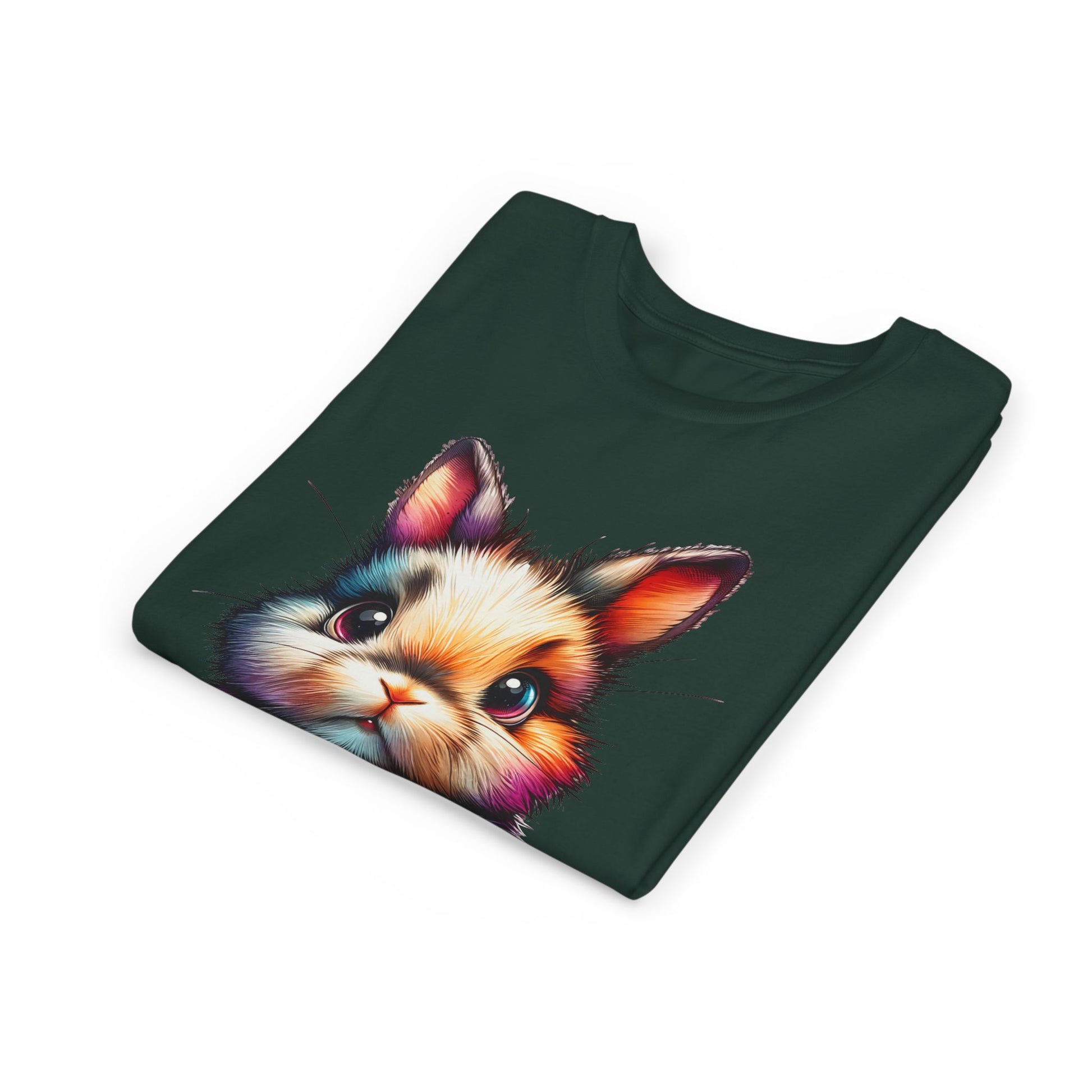 Colorful Bunny Youth Short Sleeve Tee