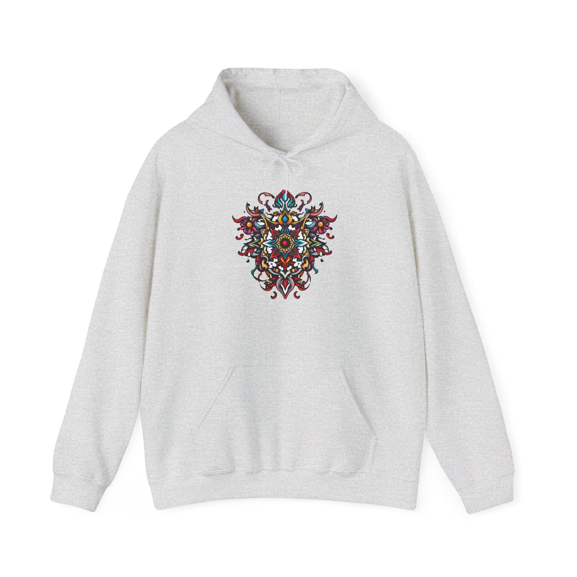 Vibrant Mandala Art Hoodie – Bold, Colorful, Intricate Design