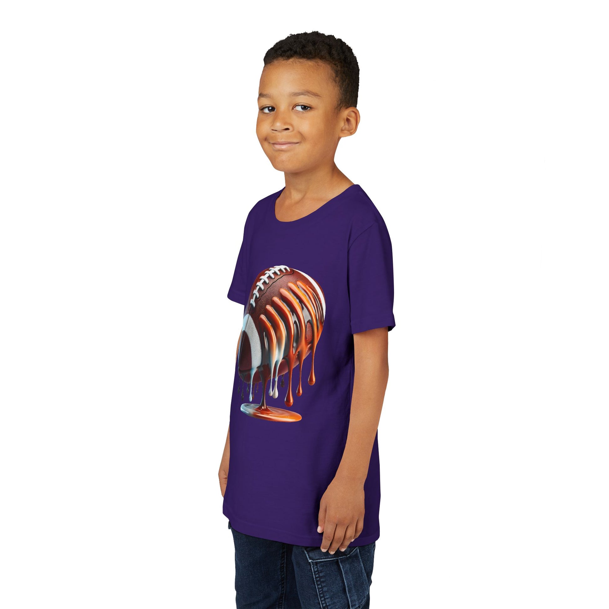 Dripping Football Youth Tee