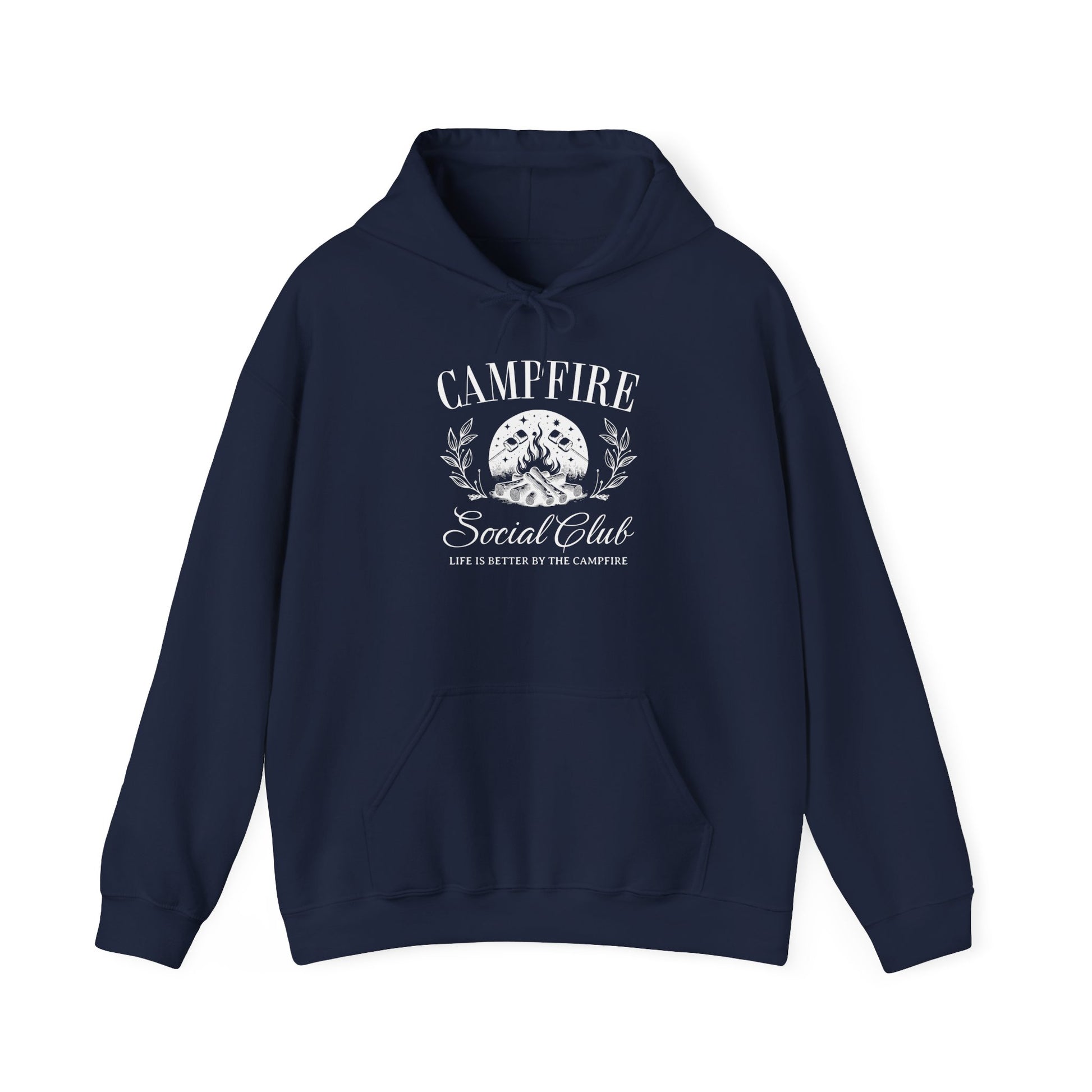 Campfire Social Club Hoodie – Life’s Better Around the Flames