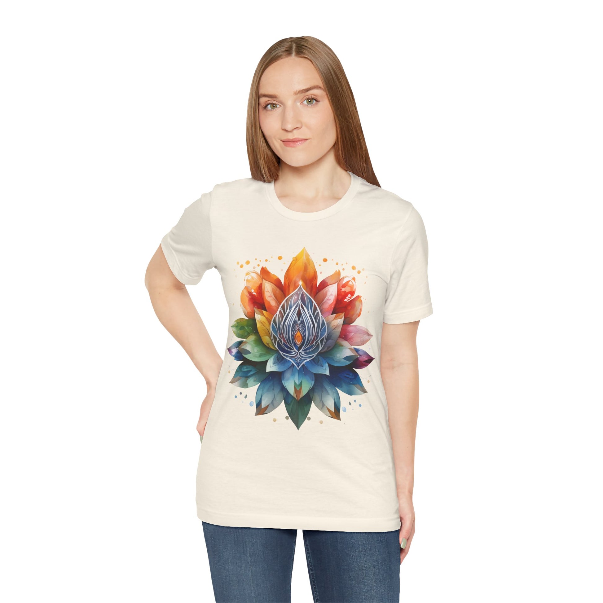 Colorful Lotus Flower T-Shirt