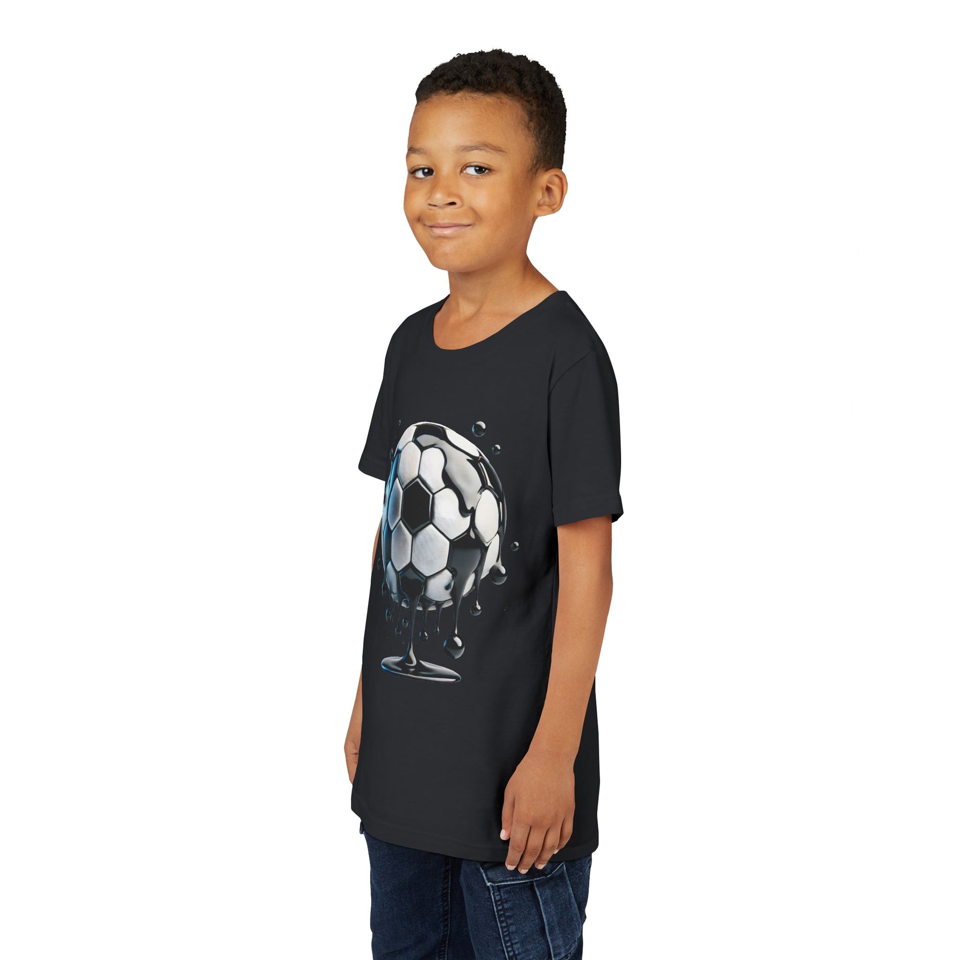 Dripping Soccer Ball Youth Tee