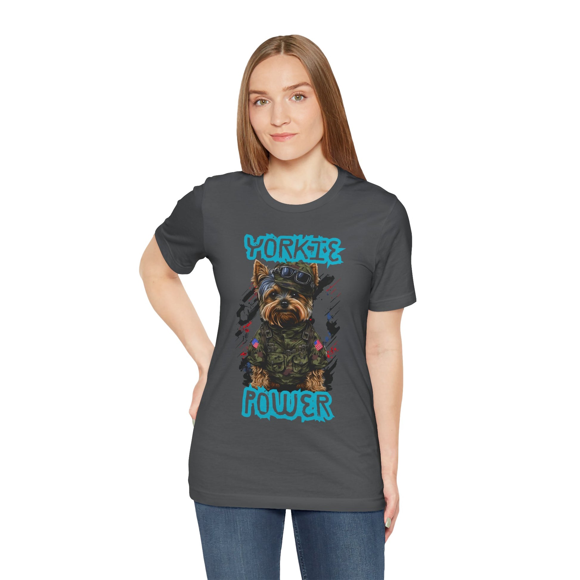 Yorkie Power Unisex Tee
