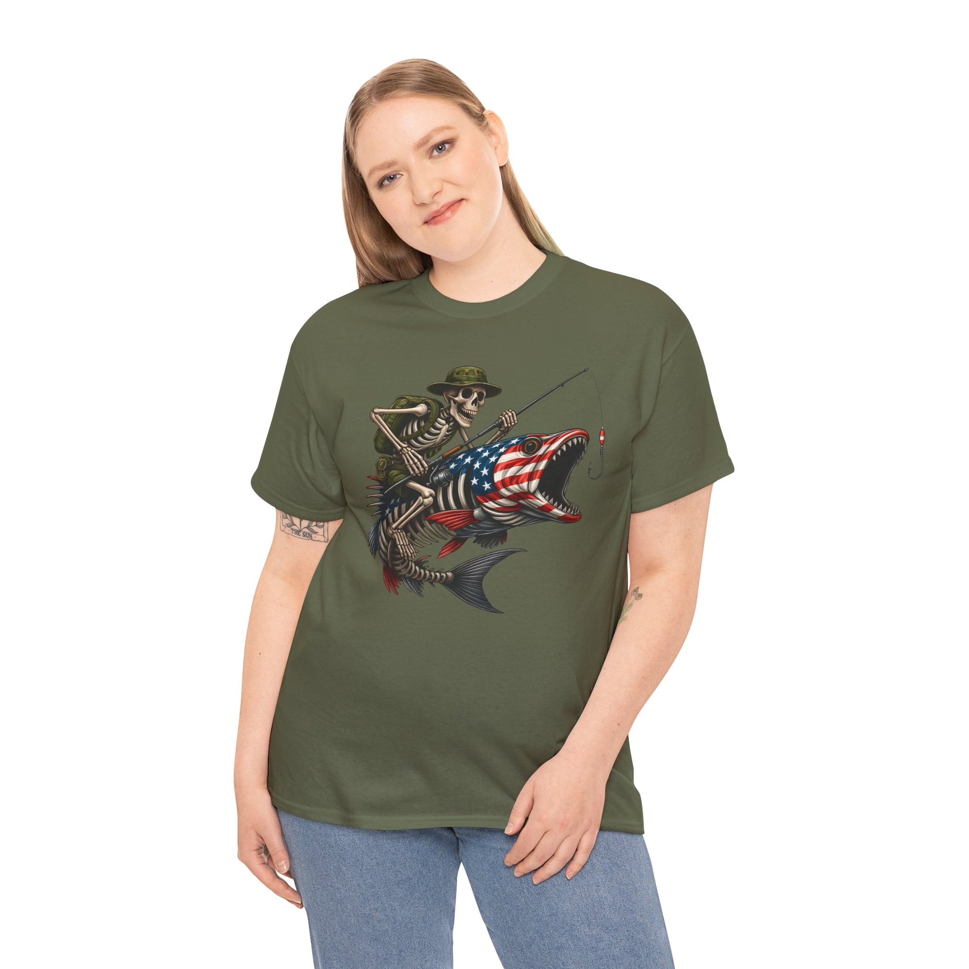Fishing Skeleton Tee