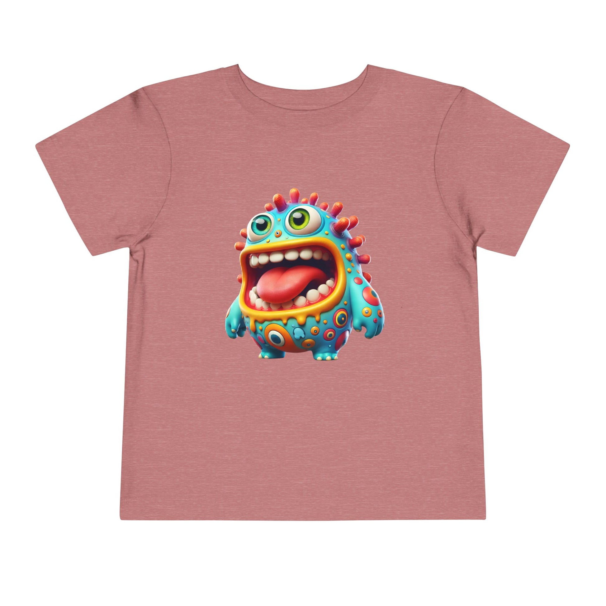 Colorful Toddler Tee with Fun Monster Design