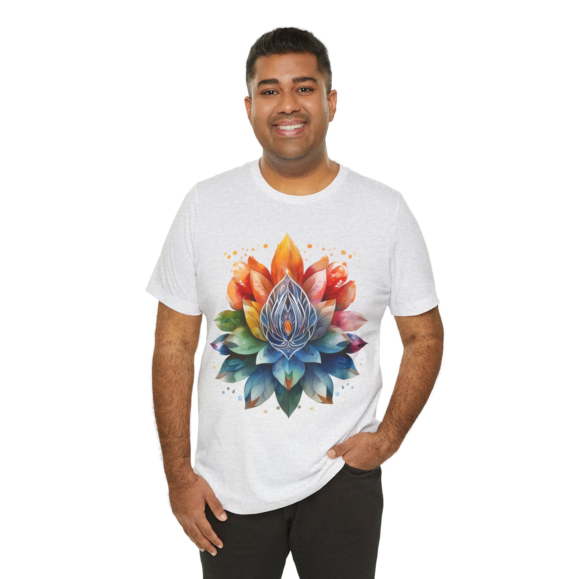 Colorful Lotus Flower T-Shirt