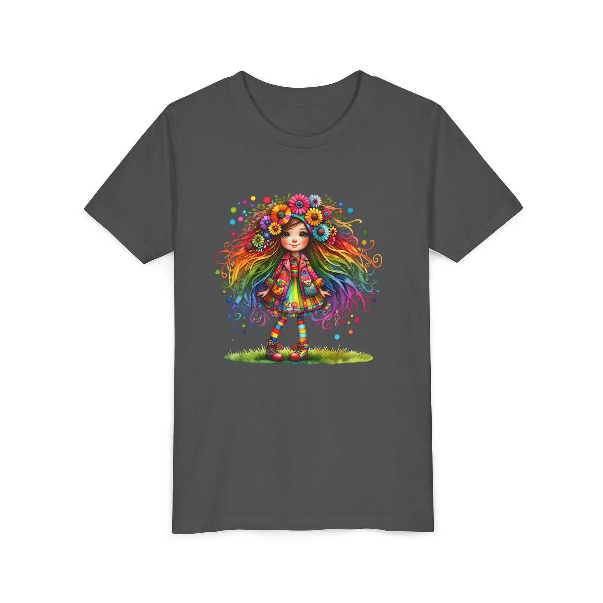 Whimsical Flower Child Youth Tee