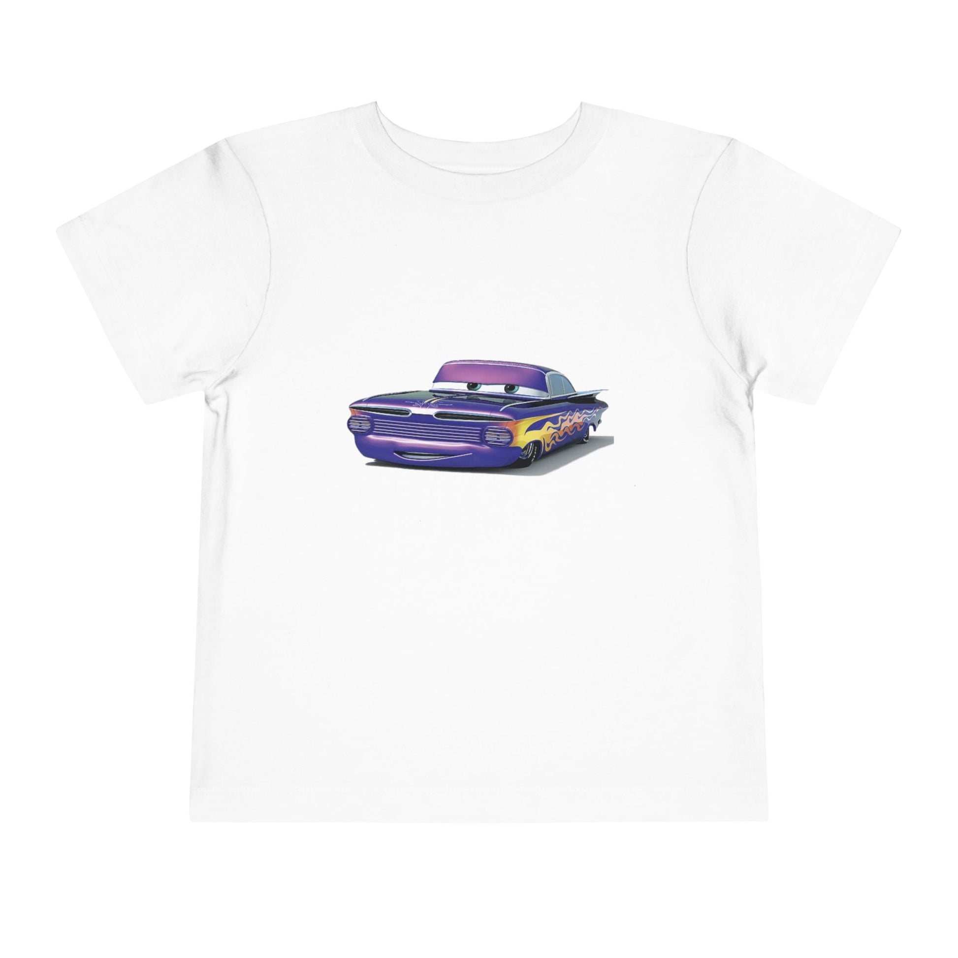 Toddler Short Sleeve Tee Featuring Fun Car Design