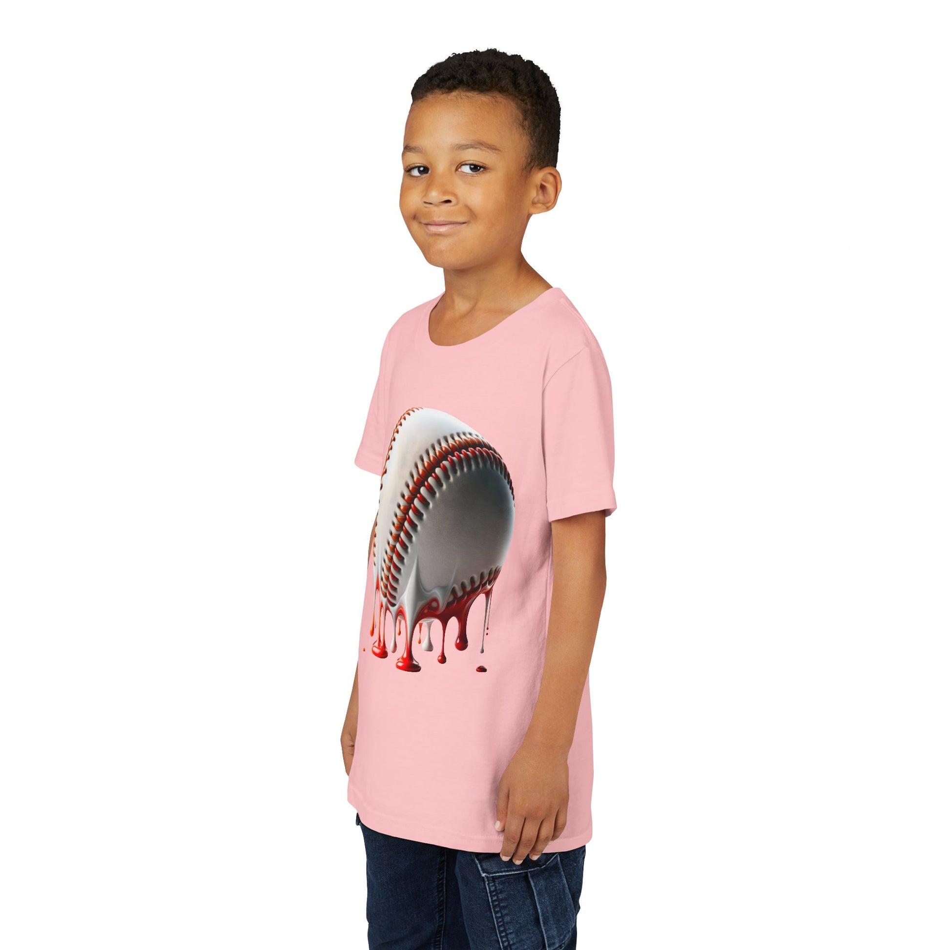 Youth Baseball Inspired Dripping Tee