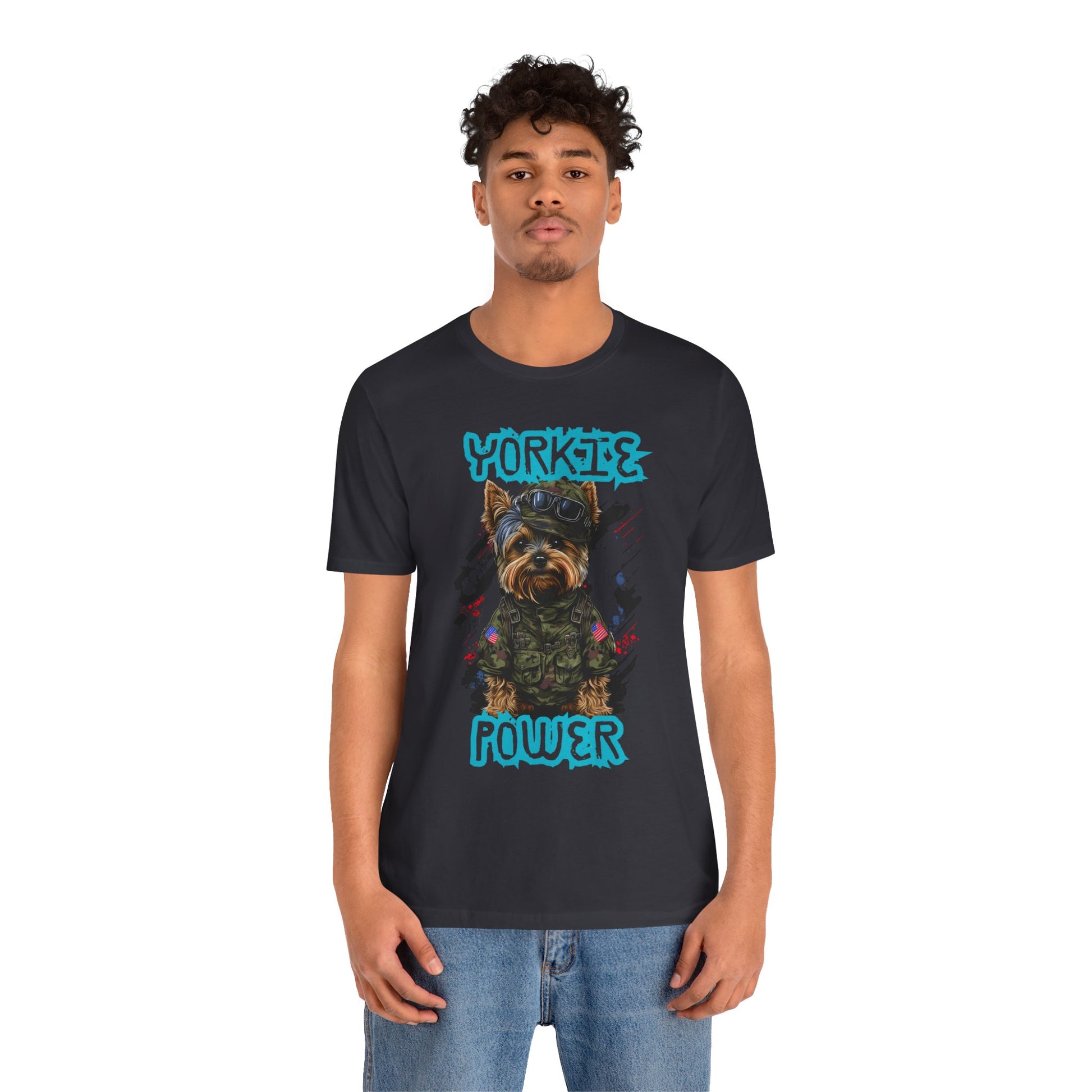 Yorkie Power Unisex Tee