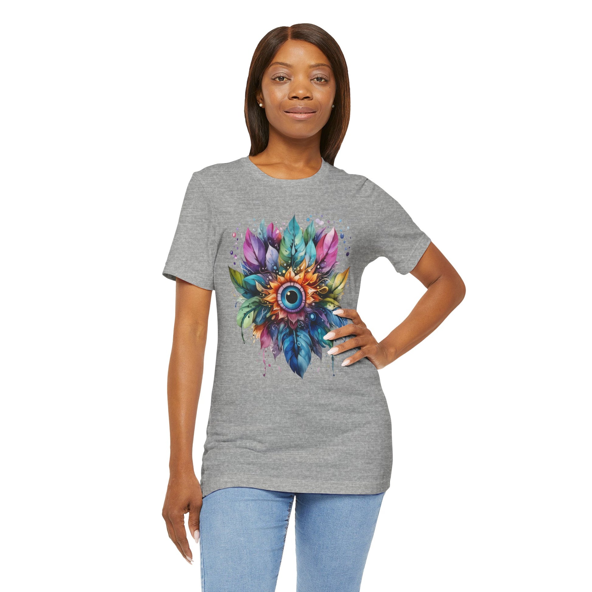 Colorful Eye Design Unisex Tee