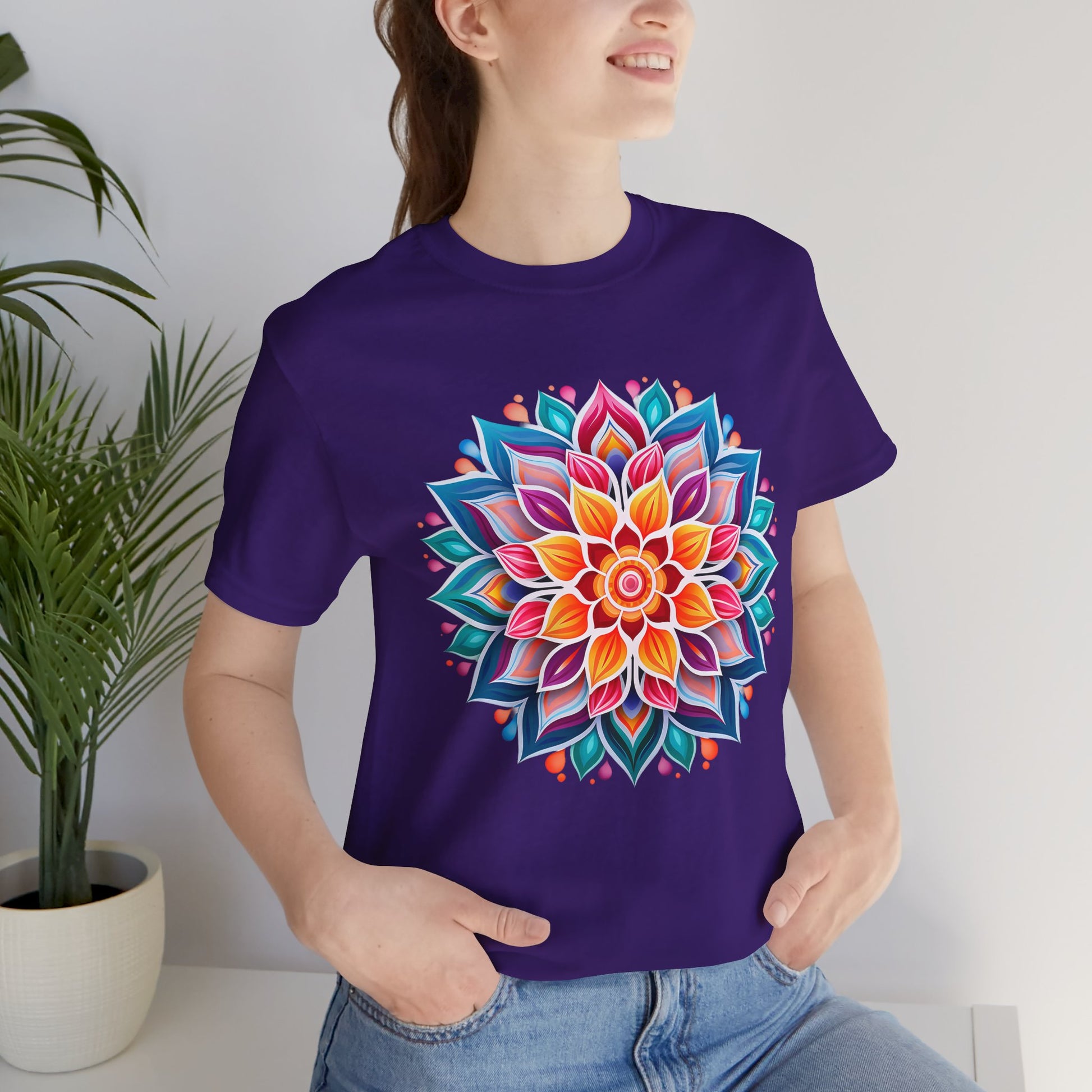 Vibrant Mandala Graphic Tee