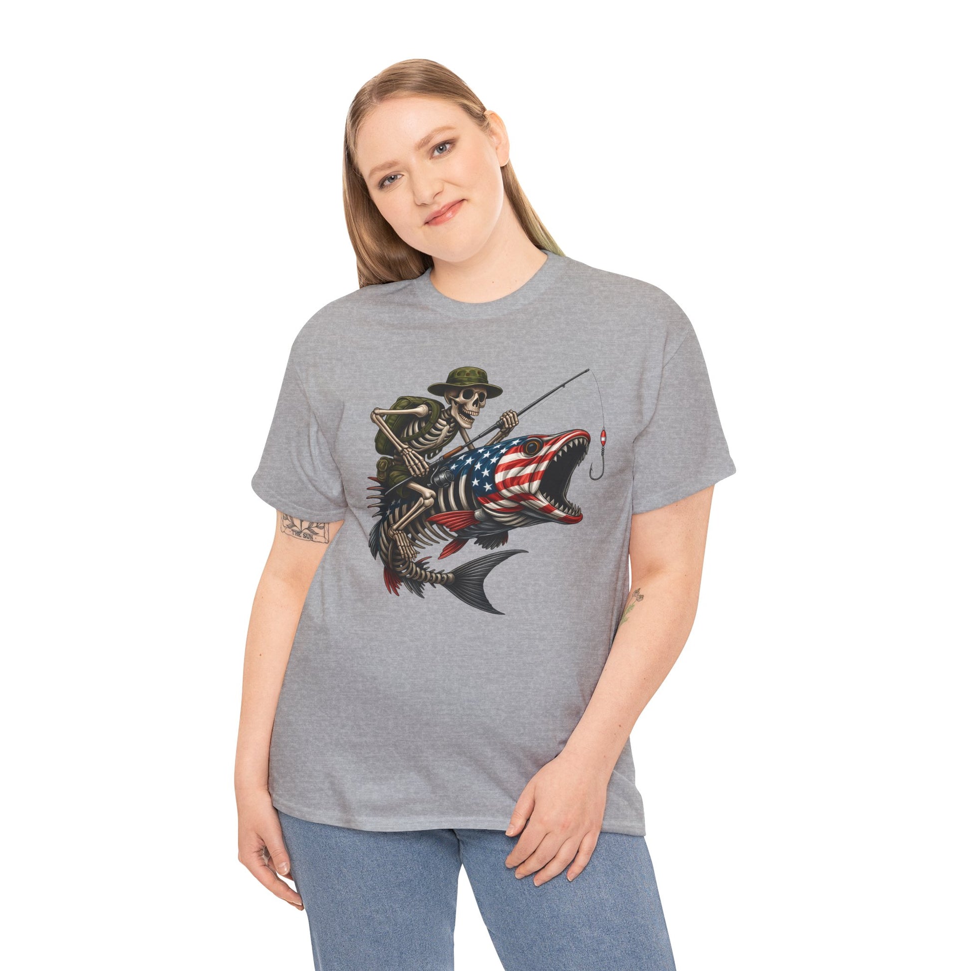 Fishing Skeleton Tee