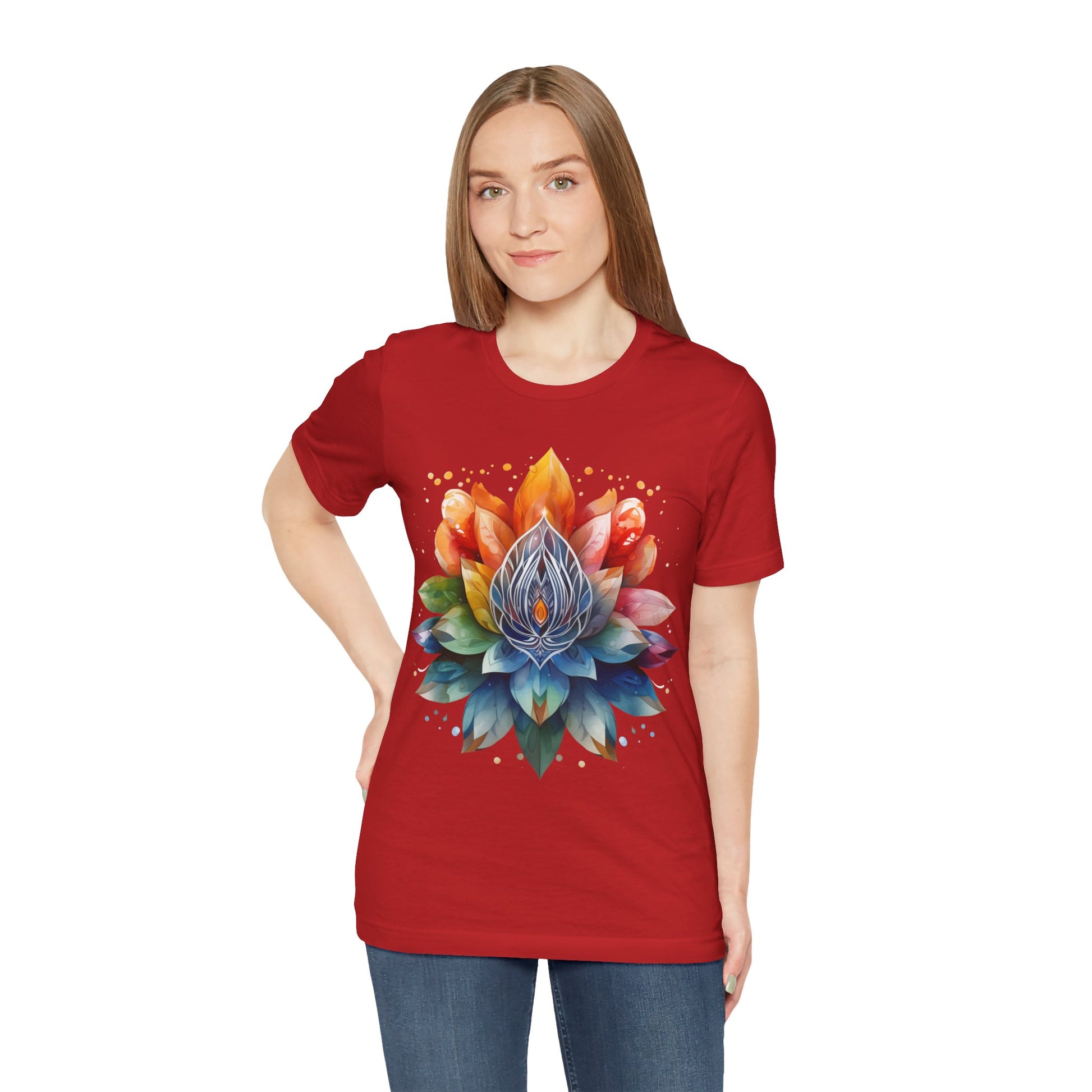 Colorful Lotus Flower T-Shirt