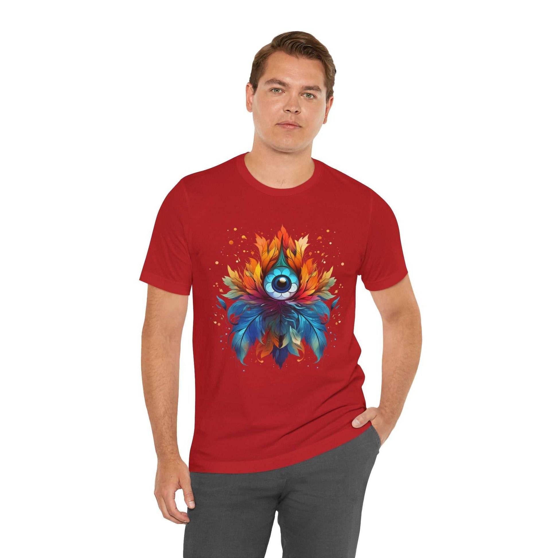 Vibrant Eye-Mandala Tee