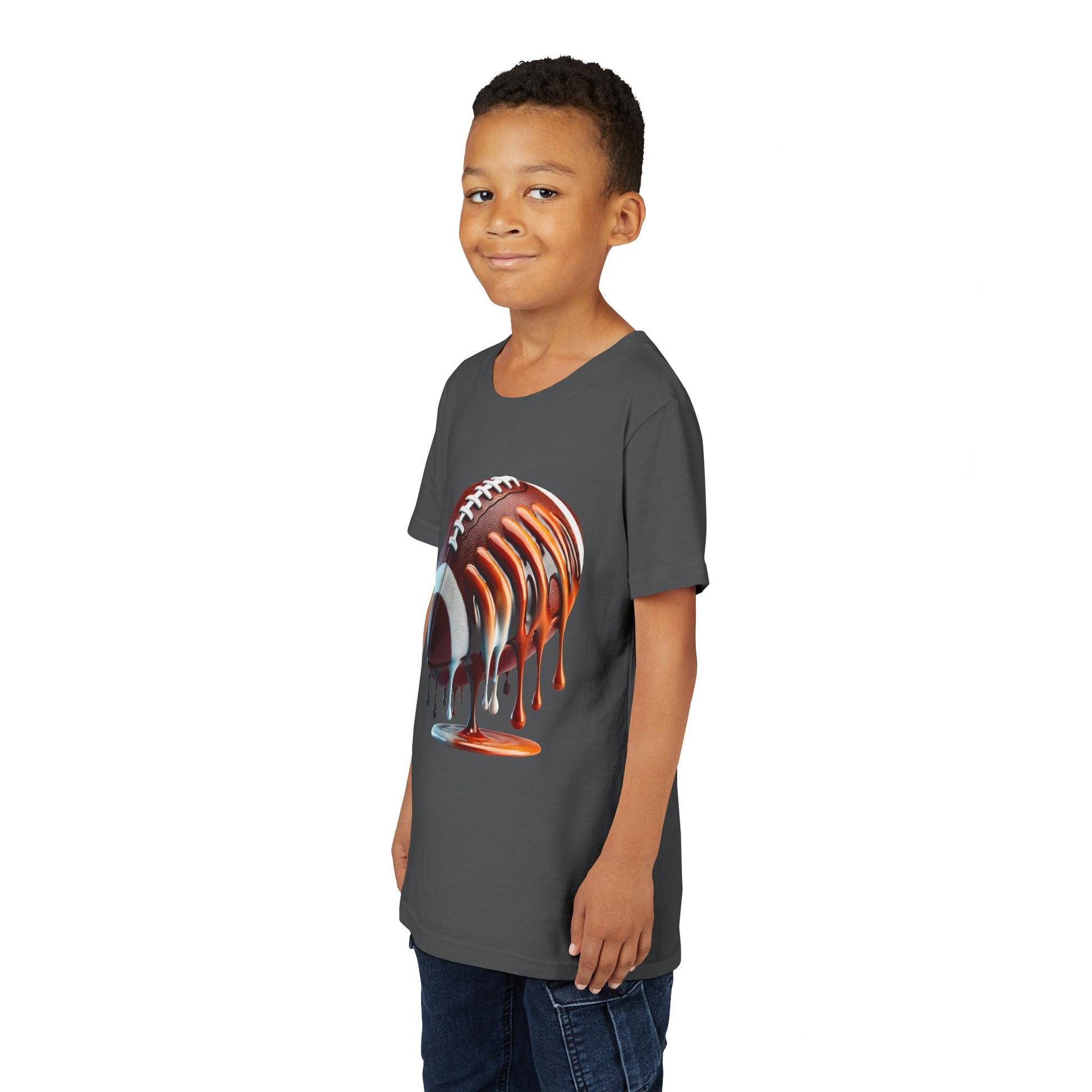 Dripping Football Youth Tee