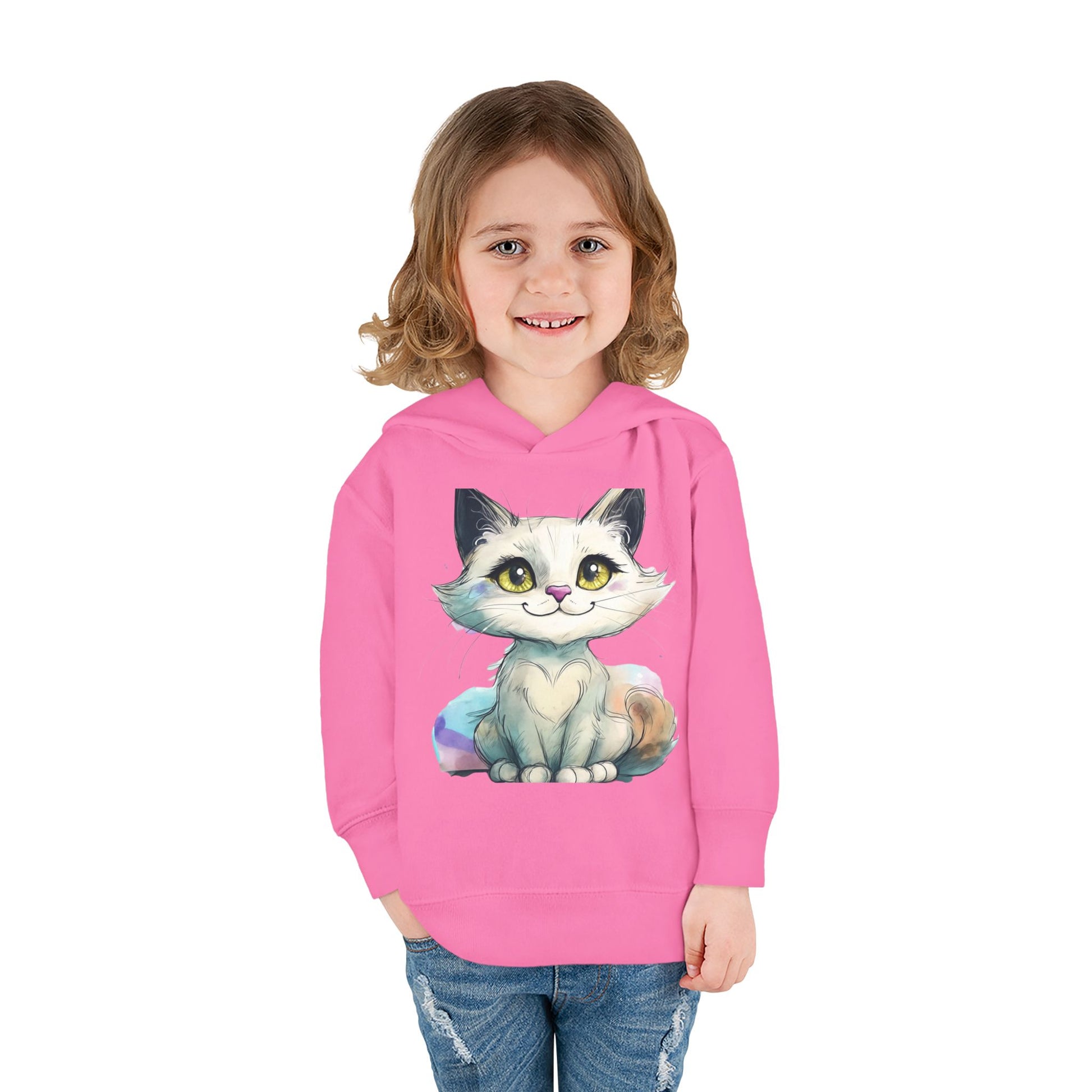 Cute Cat Toddler Hoodie