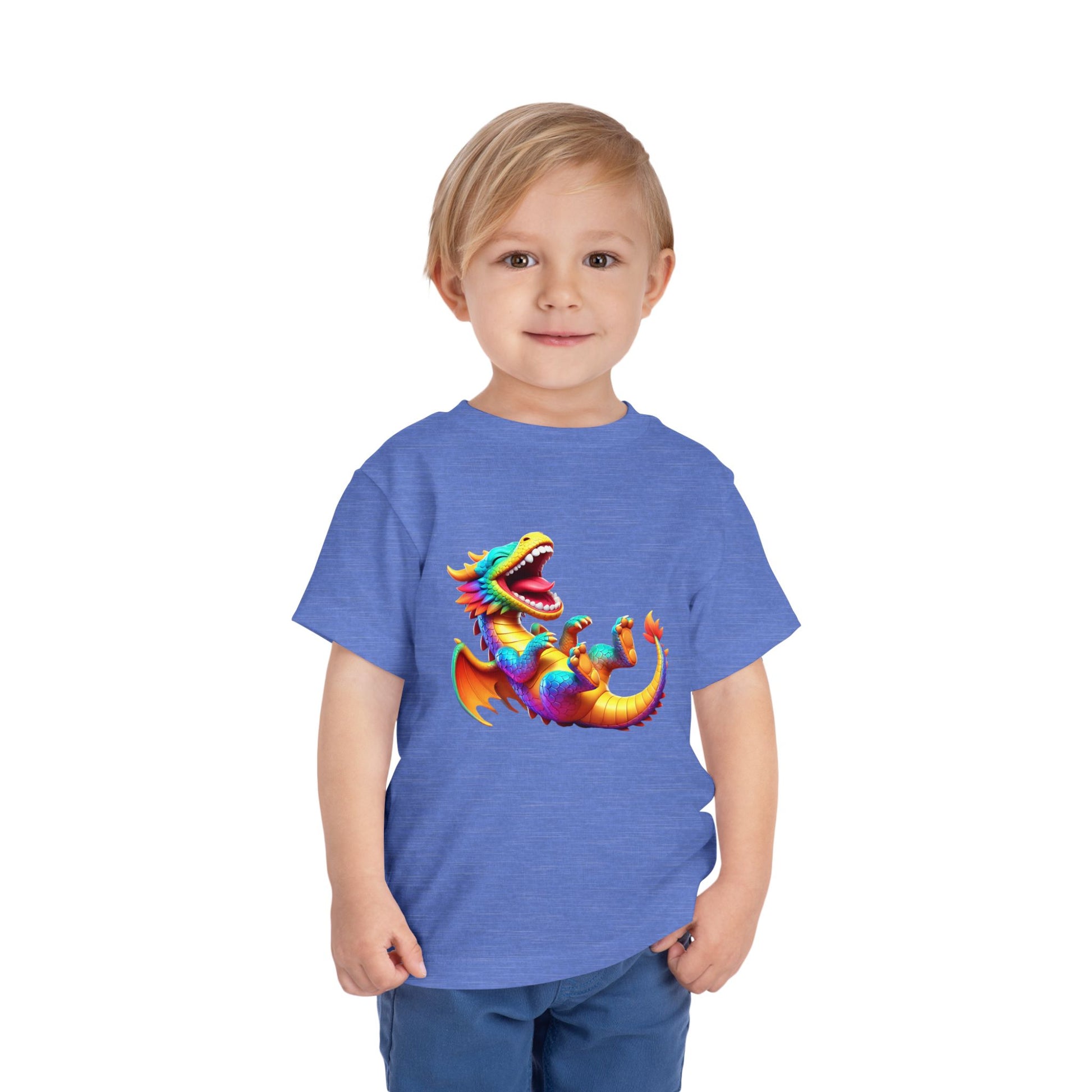Rainbow Dinosaur Toddler Tee