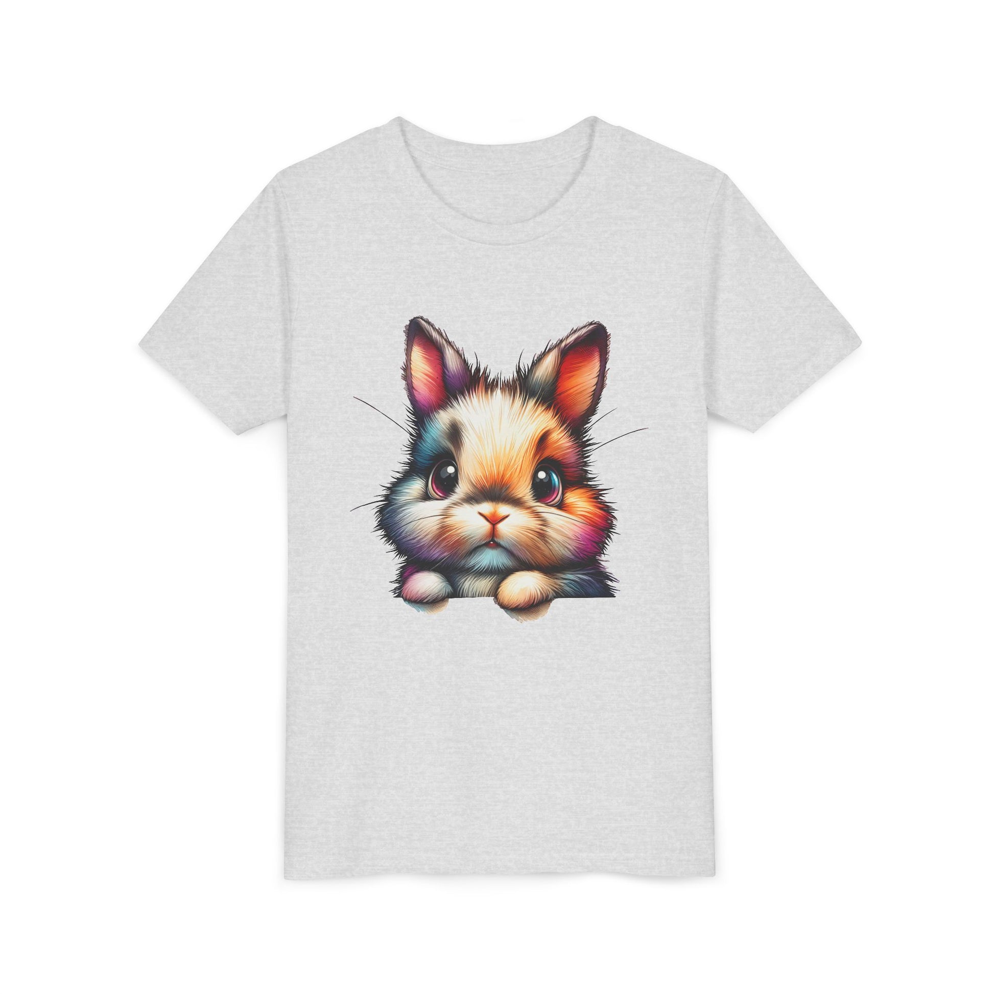 Colorful Bunny Youth Short Sleeve Tee