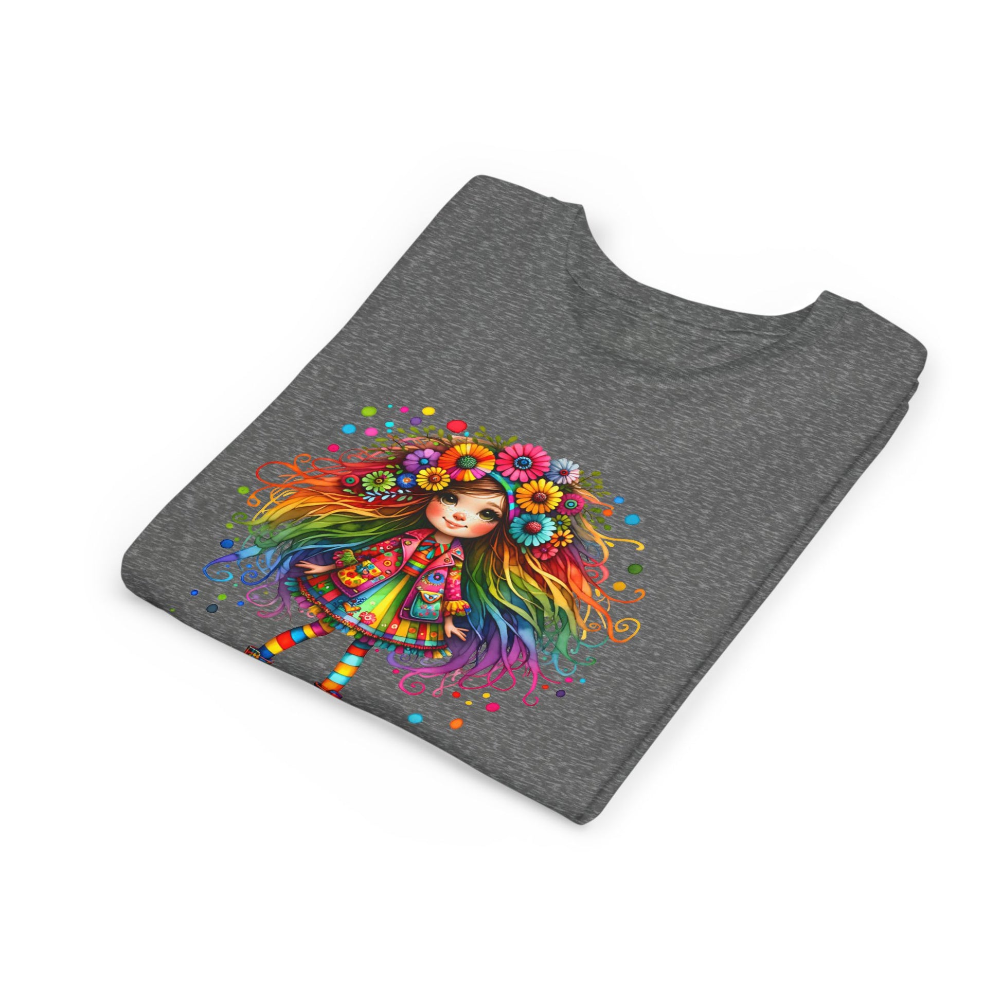 Whimsical Flower Child Youth Tee