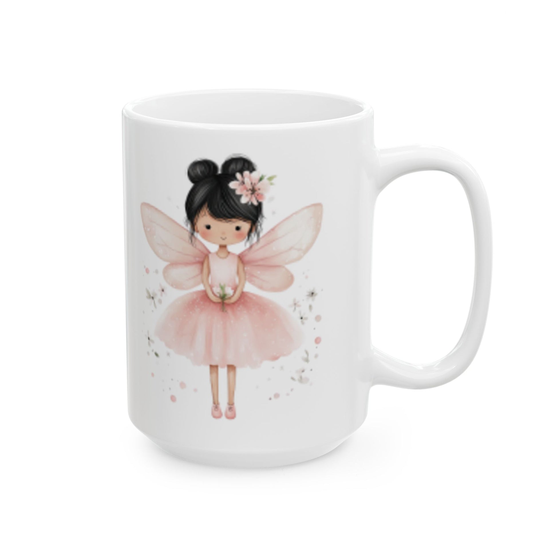Whimsical Fairy Ceramic Mug - 11oz & 15oz - Perfect for Gifts and Cozy Mornings