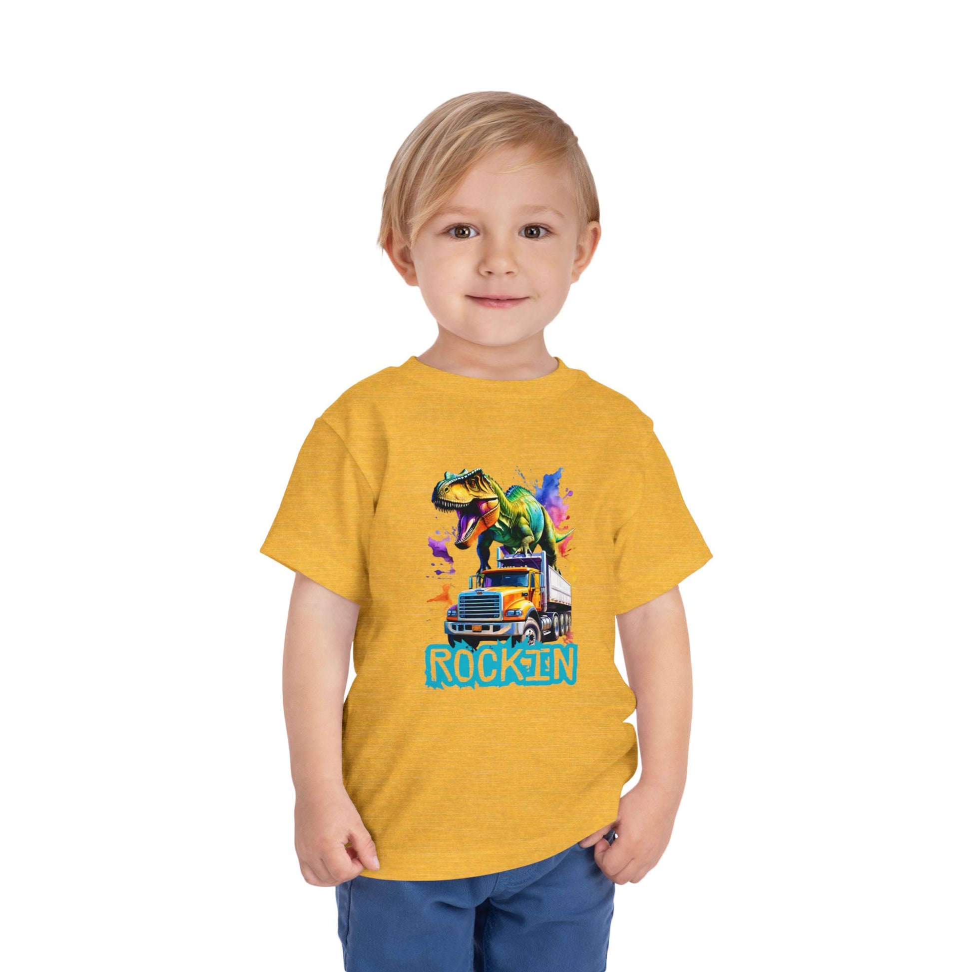 Rockin' Toddler Tee - Dino Design