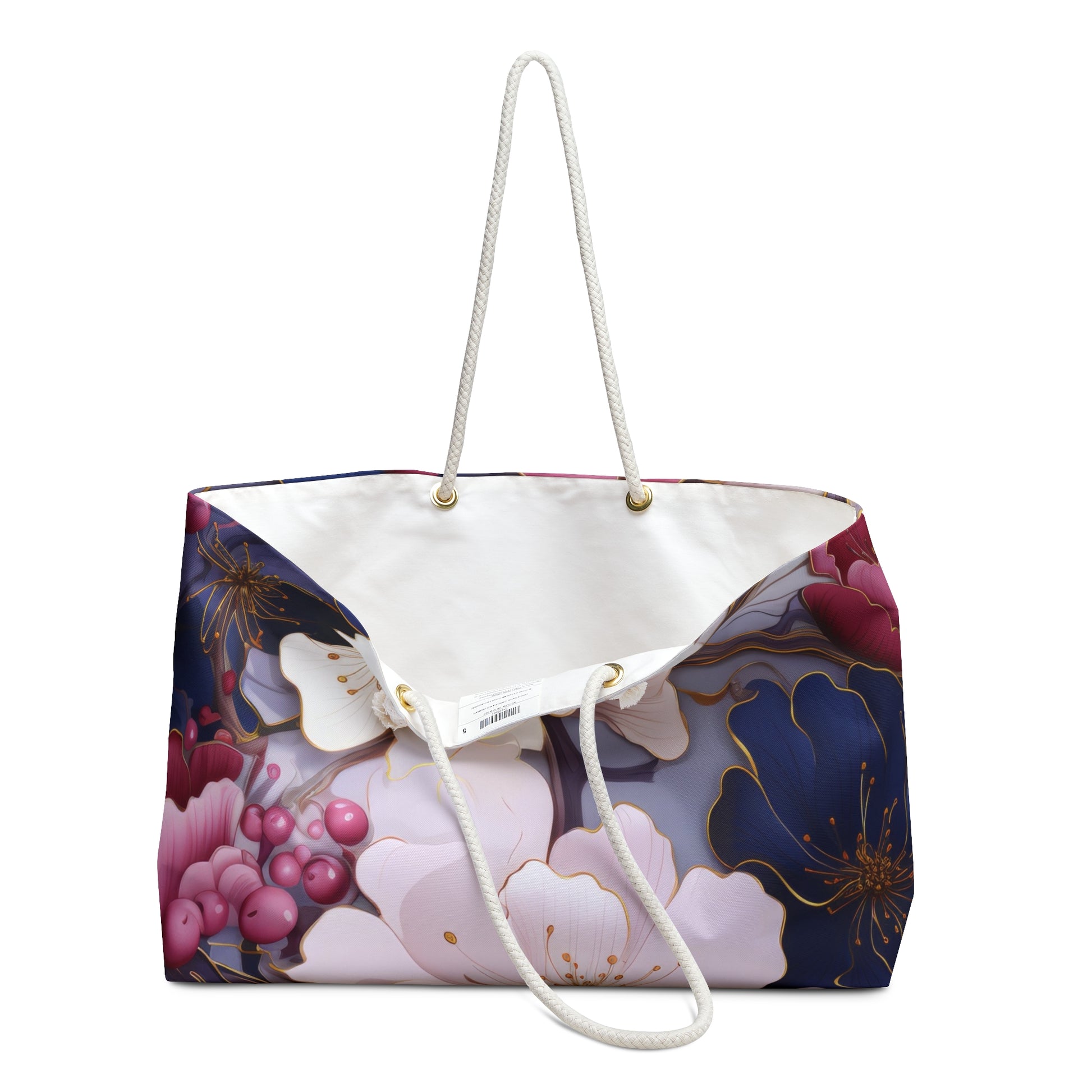 Chic Floral Weekender Bag