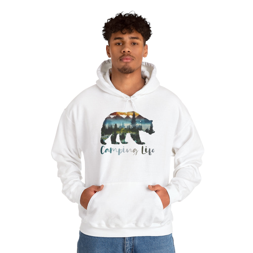 Camping Life Bear Hoodie