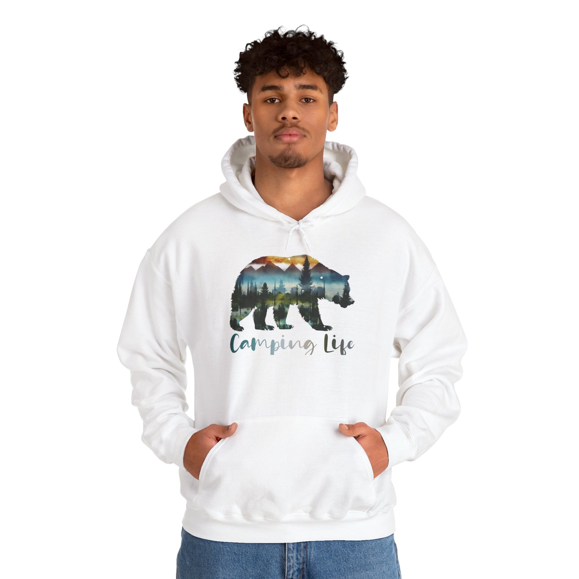Camping Life Bear Hoodie